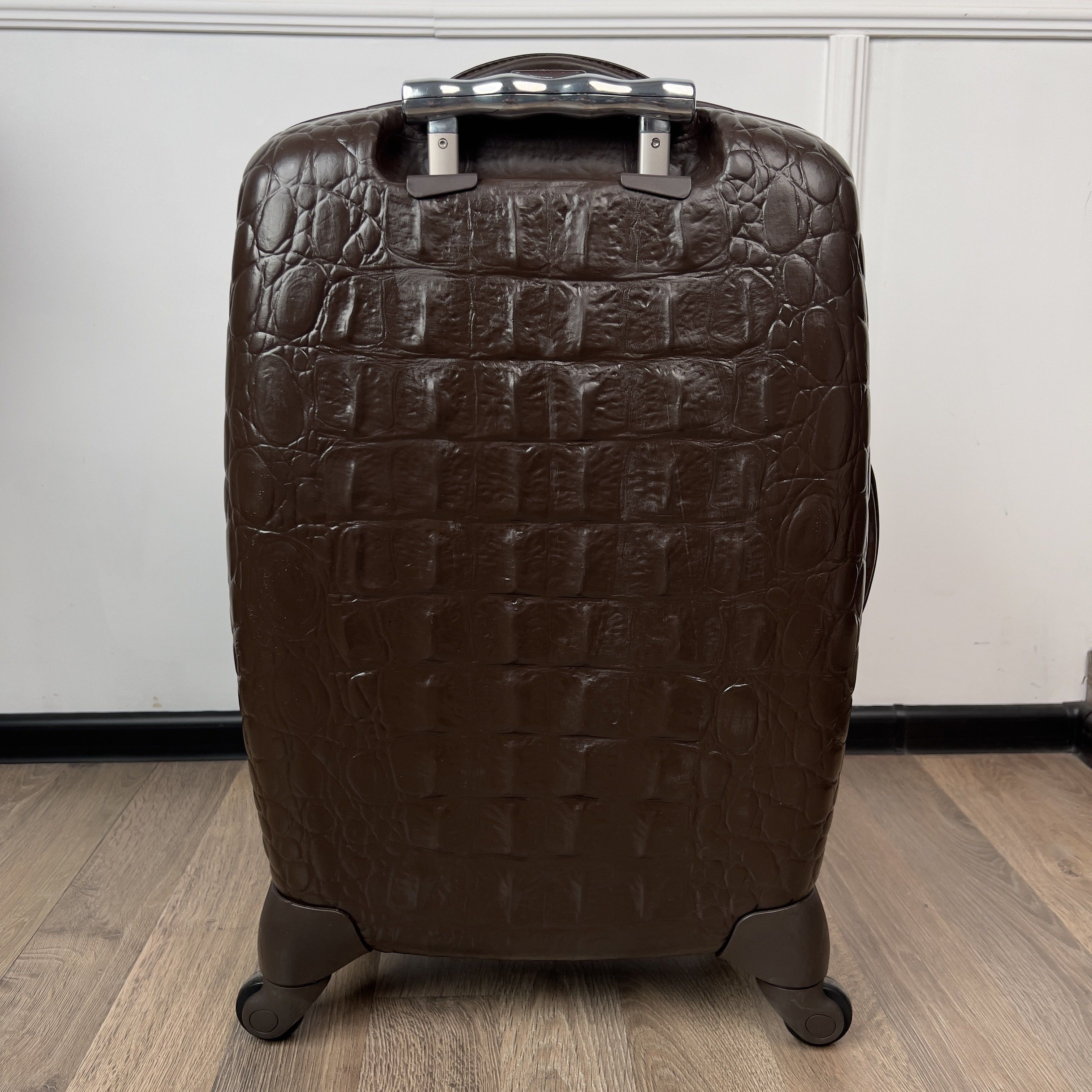 Samsonite RARE Alexander McQueen Spinner 65 Trolley Suitcase Crocodile Size ONE SIZE - 3 Thumbnail