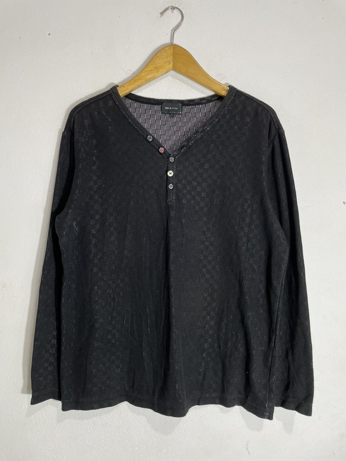 If Six Was Nine male.co button up longsleeve hidden pattern goth punk style Size US L / EU 52-54 / 3 - 1 Thumbnail