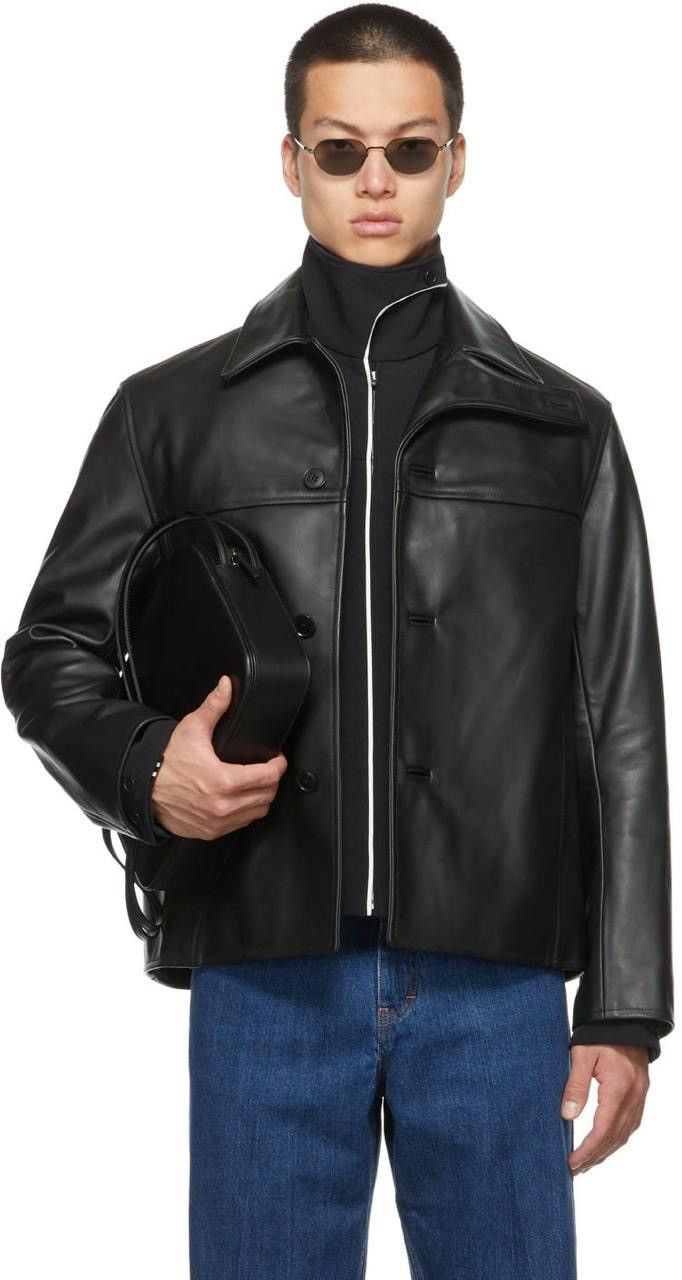 Commission Commission NYC Calfskin Curved Flap Jacket / RARE Size US M / EU 48-50 / 2 - 5 Thumbnail