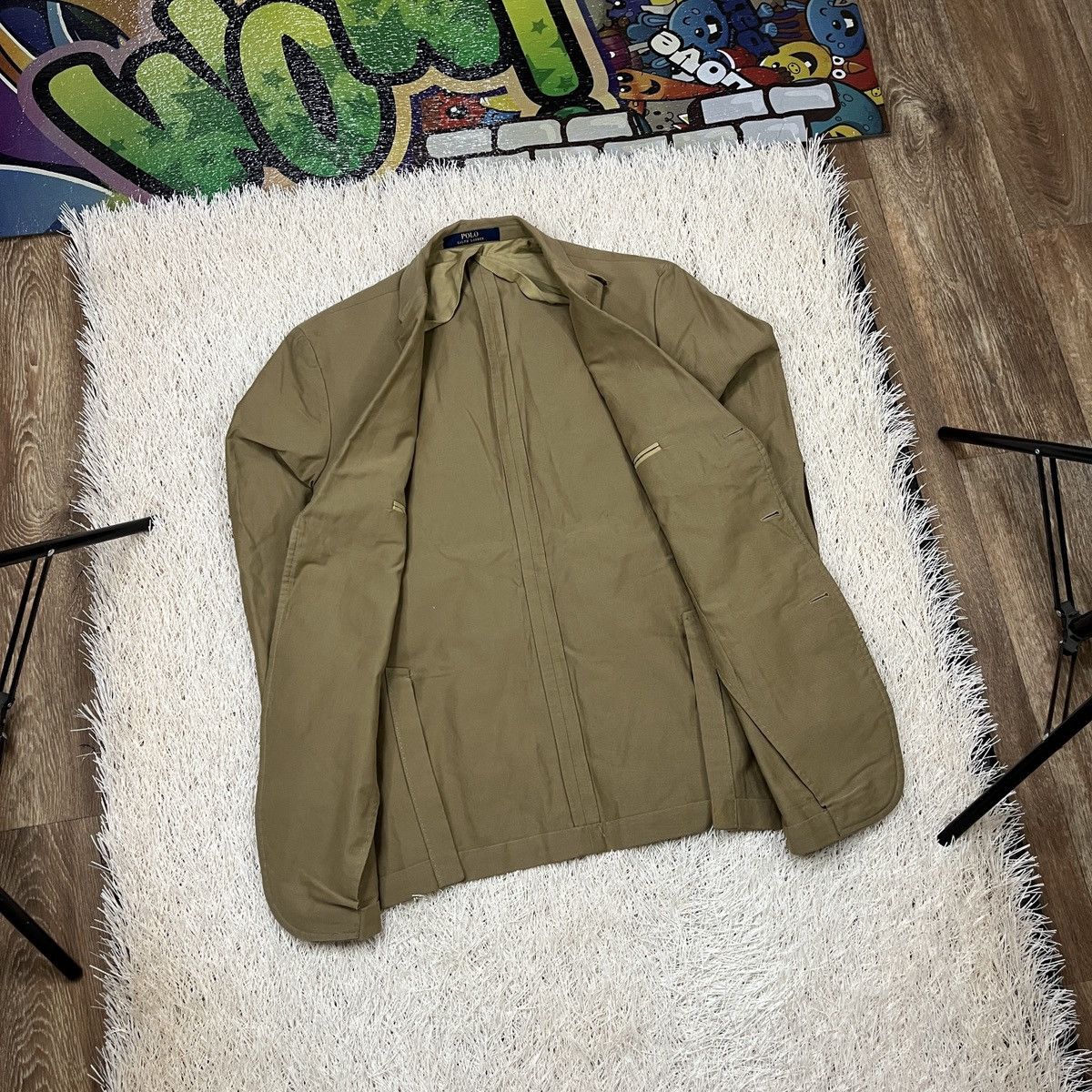 Polo Ralph Lauren Polo Ralph Lauren Cotton Blazer Sport Coat jacket 3 Button Size 44R - 3 Thumbnail