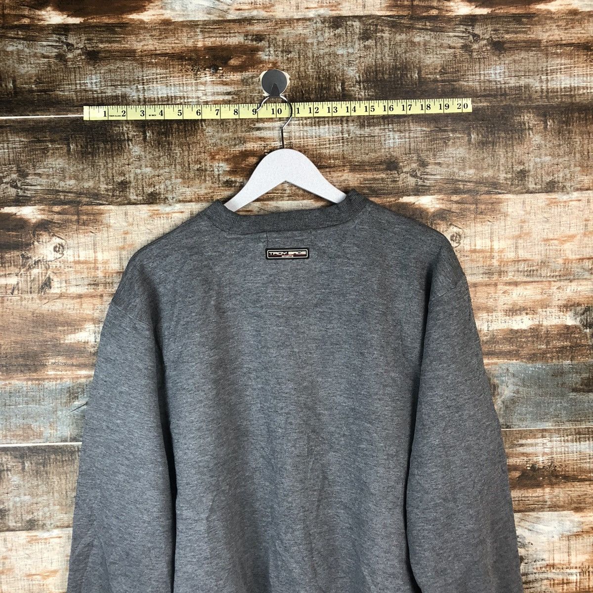 Japanese Brand × Vintage Troy Bros vintage Grey Sweatshirt #A2020 Size US M / EU 48-50 / 2 - 15 Thumbnail