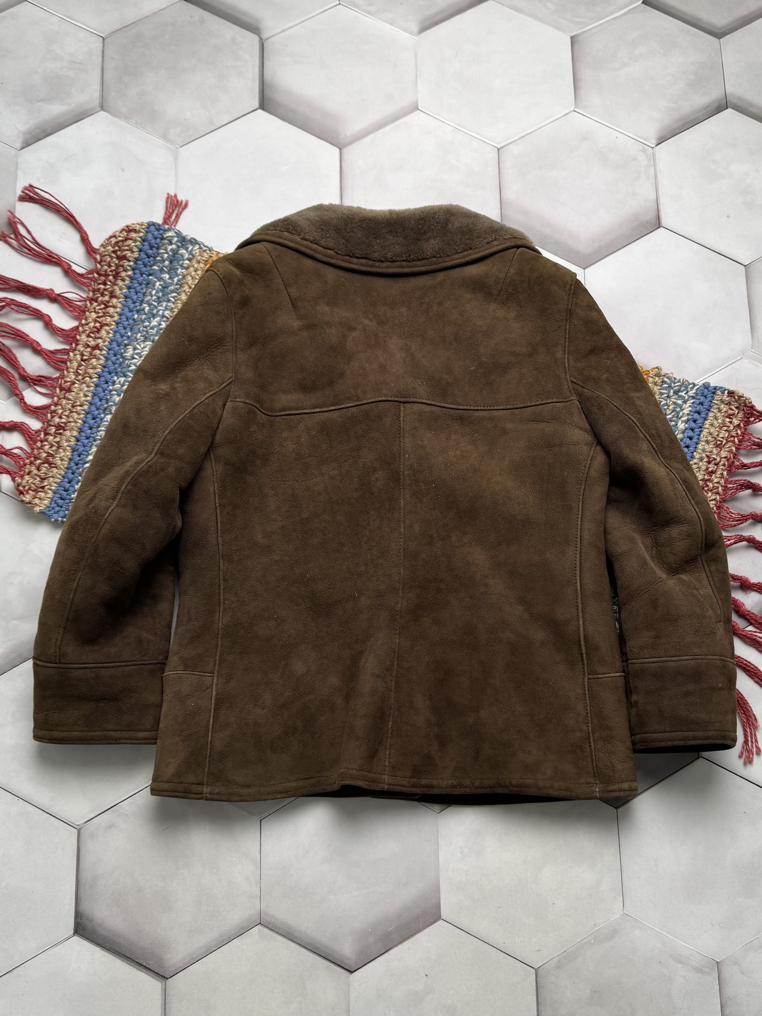 Vintage Vintage Real Sheepskin Coat (E4) Size L / US 10 / IT 46 - 9 Thumbnail