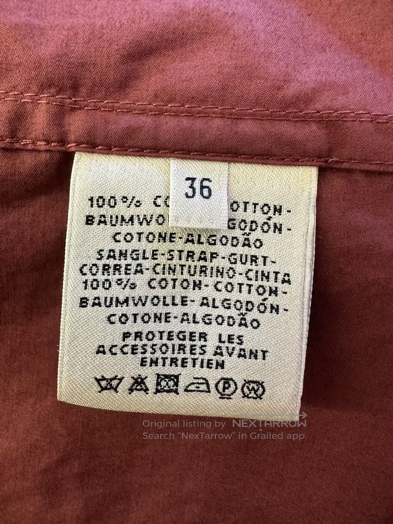 Hermes Hermes Burgundy coverall short work jacket Size XS / US 0-2 / IT 36-38 - 6 Thumbnail