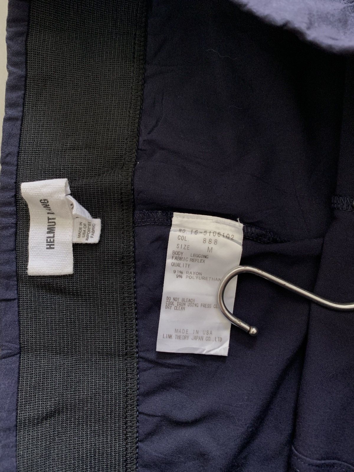 Helmut Lang Helmut Lang Viscose Strech Legging Pants Size 28" / US 6 / IT 42 - 6 Thumbnail