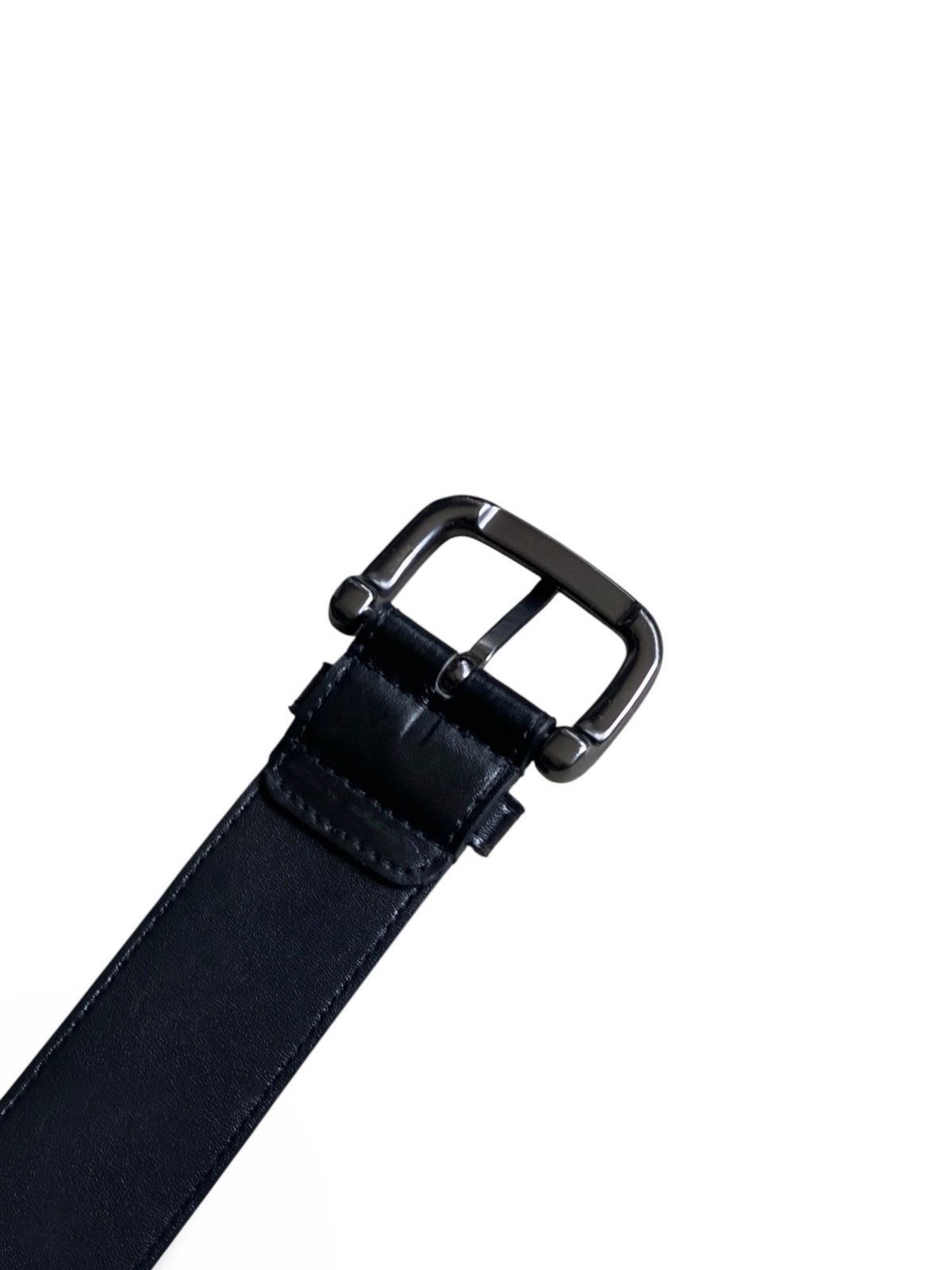 Vintage Woven intrecciato leather belt black bottega veneta Size 34 - 5 Thumbnail