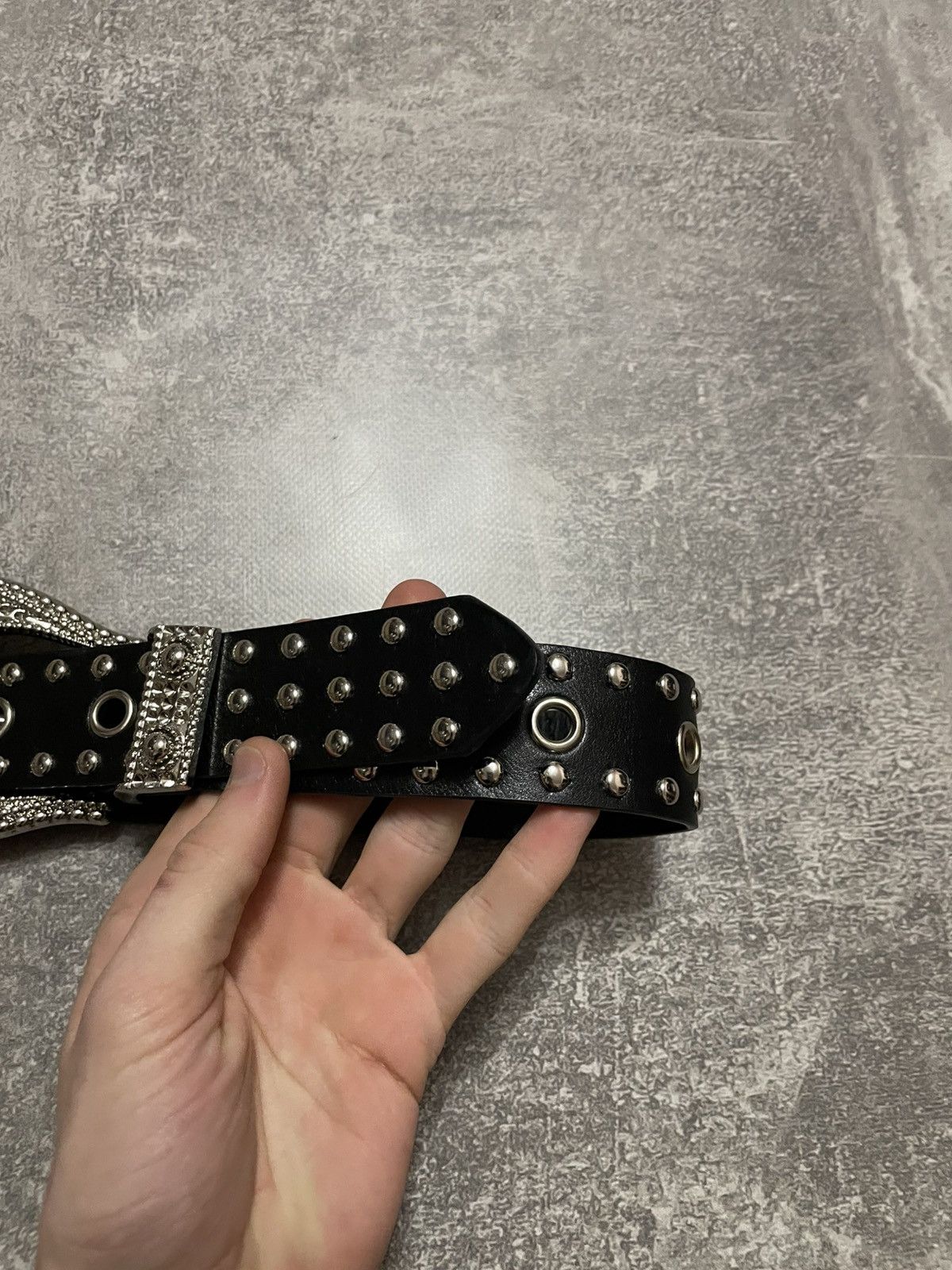 Other Vintage BB Simon Style Studded Y2K Belt Size ONE SIZE - 7 Thumbnail