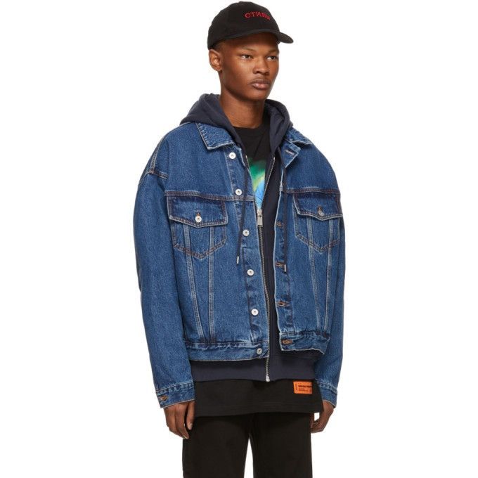 Heron Preston Heron Preston Denim Airbrush Heron Jacket Printed size S Size US S / EU 44-46 / 1 - 3 Thumbnail