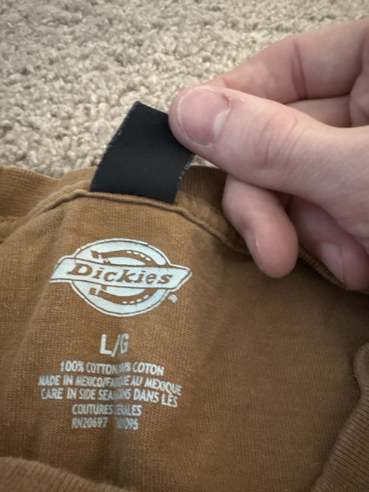 Brain Dead × Dickies Brain Dead x Dickies Brown T-Shirt Size US L / EU 52-54 / 3 - 2 Thumbnail