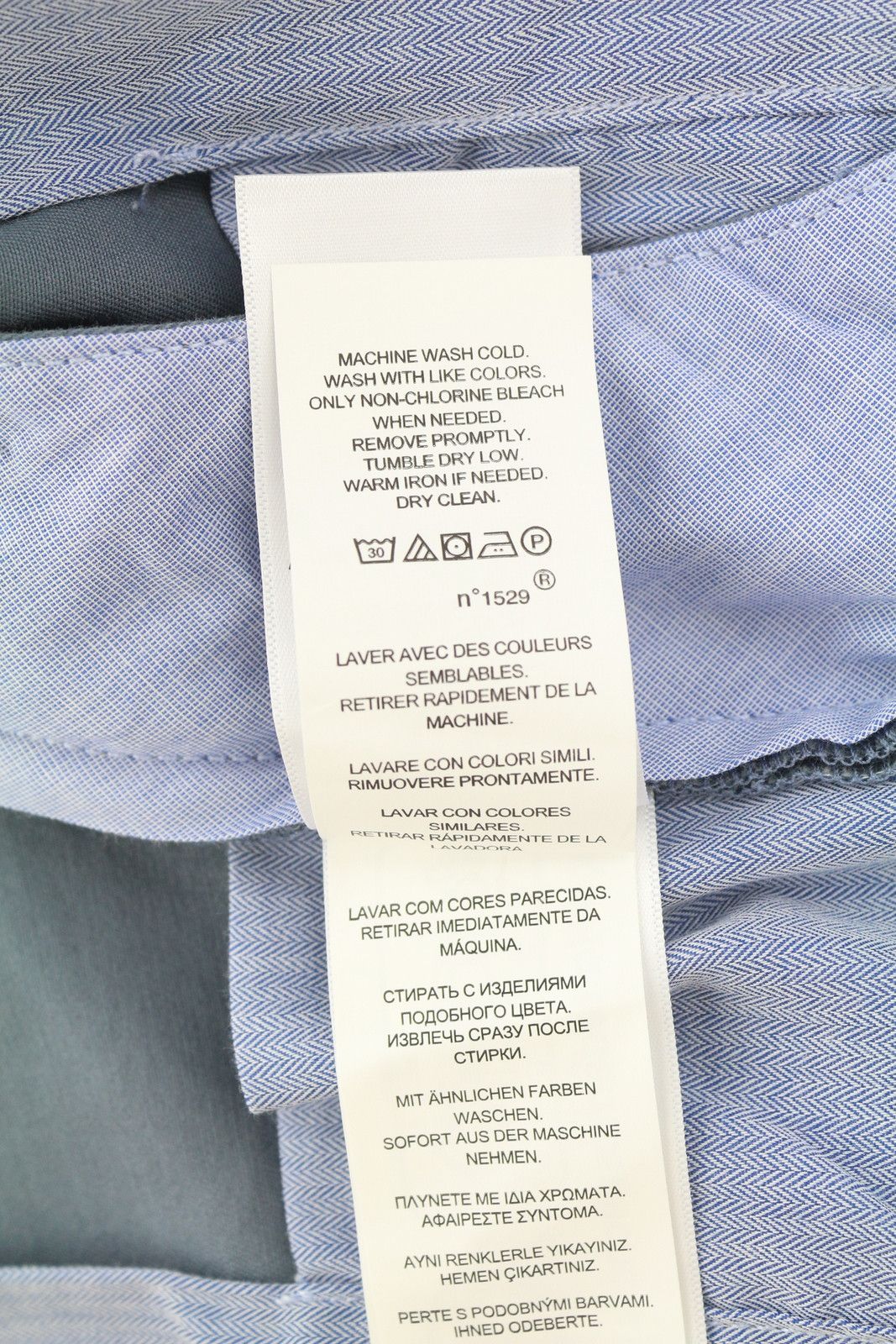 Ralph Lauren W33/L32 Blue Slim Stretch Chino Trousers 87042 Size US 33 - 9 Thumbnail