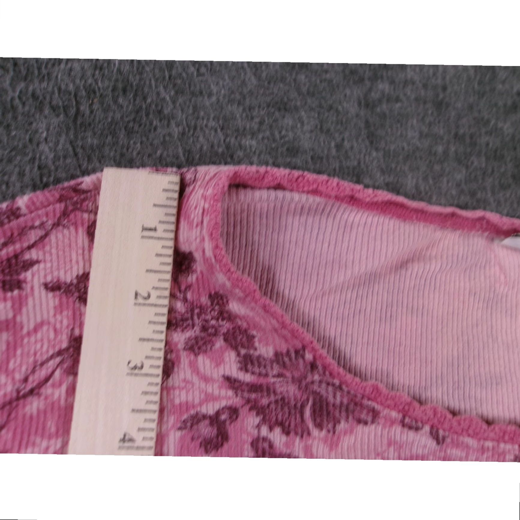 Vintage VINTAGE White Stag Plus Size Women's Long Sleeve T-Shirt 18W Pink Floral Cotton Knitted Fall Spring Casual Size XXL / US 16-18 / IT 52-54 - 4 Thumbnail