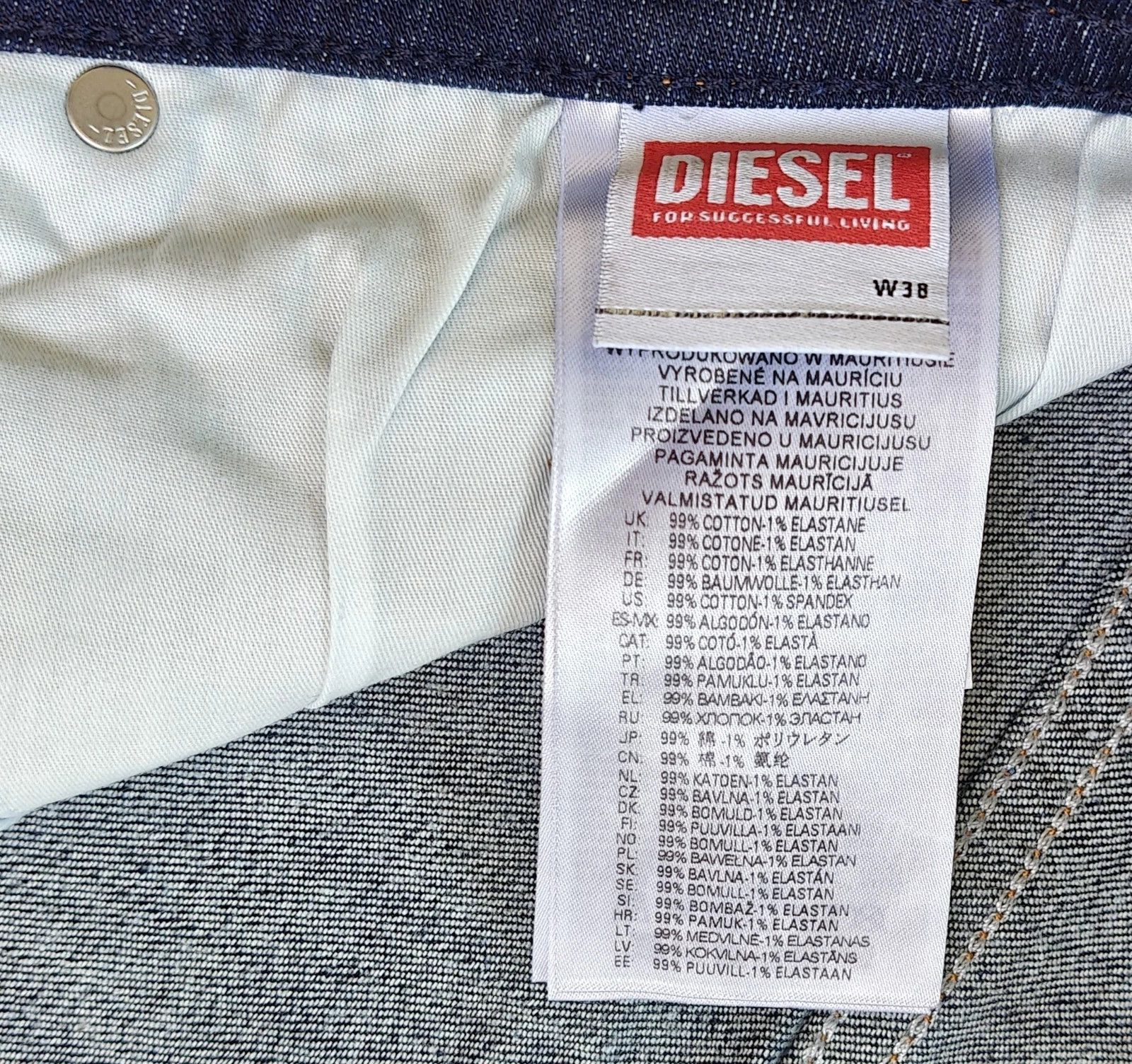 Diesel Diesel BUSTER-X L.32 MENS JEANS T/9527 Size US 38 / EU 54 - 7 Thumbnail