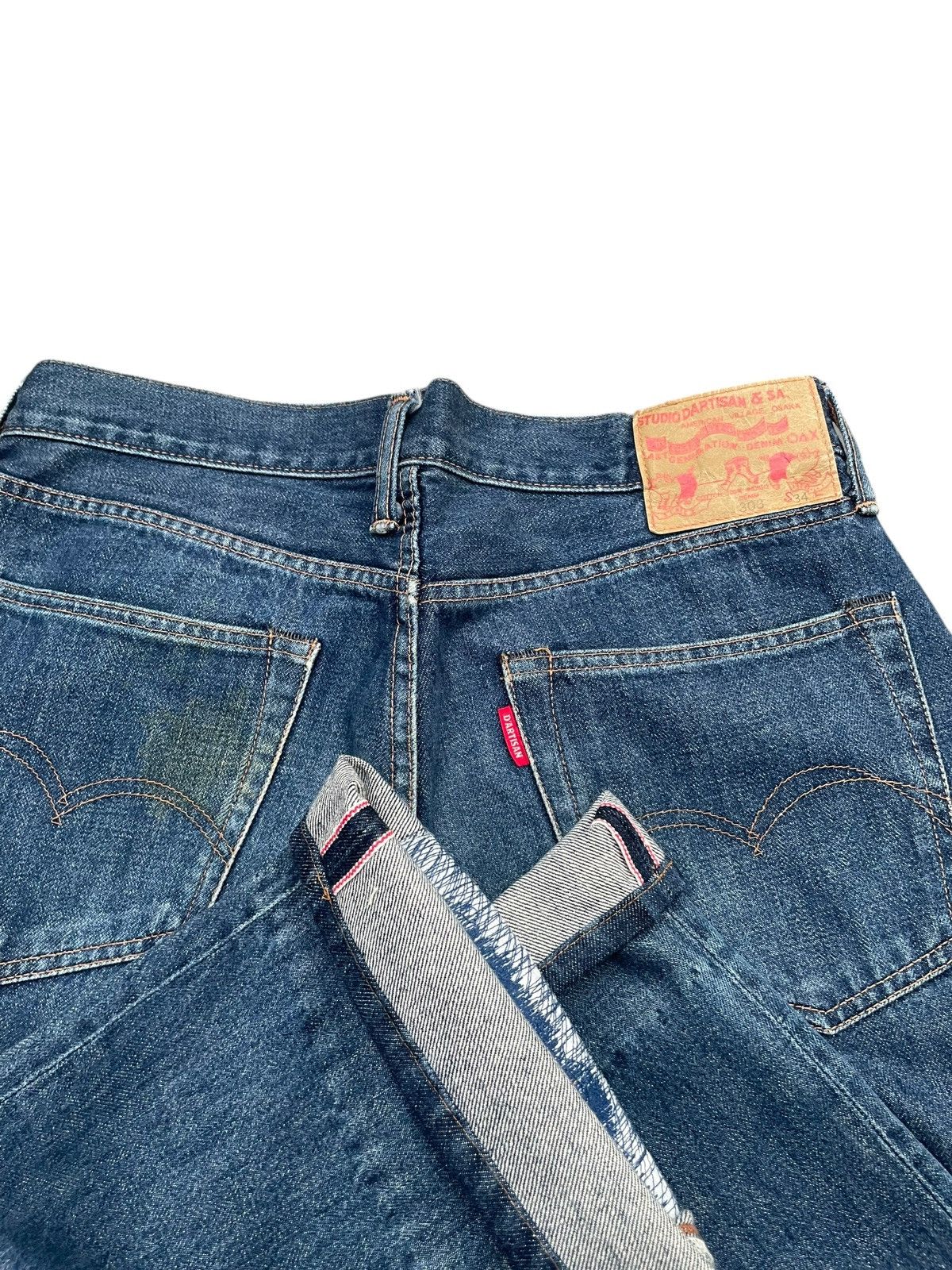 Japanese Brand × Studio D'Artisan × Vintage Vintage Selvedge Studio D Artistan 303 Size US 33 - 10 Thumbnail