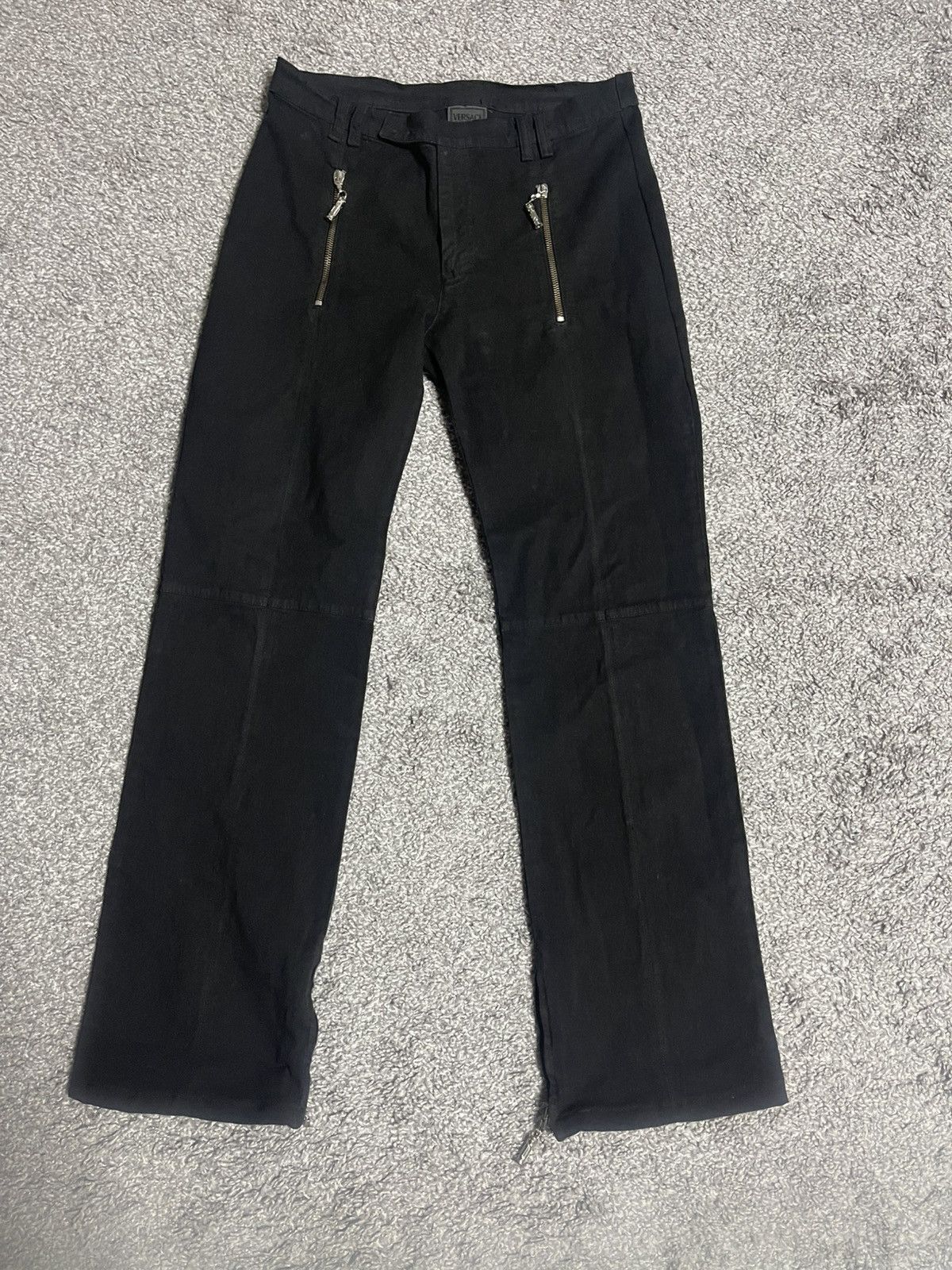 Versace × Vintage VERSACE JEANS SIGNATURE VERY RARE LF 03 STRAIGHT SIZE 32x46 Size 24" / US 00 / IT 34 - 1 Thumbnail