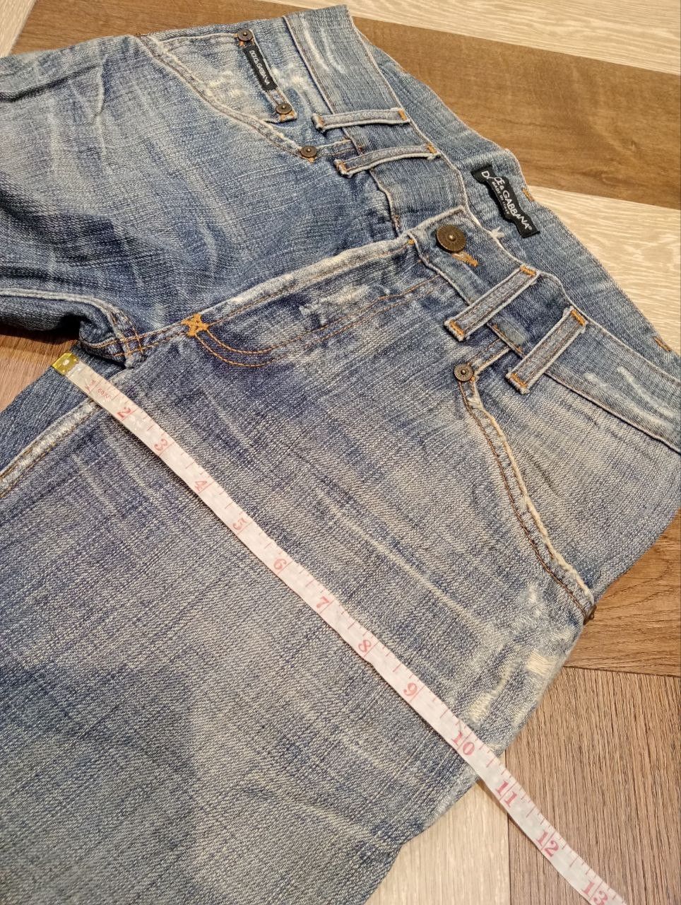Dolce & Gabbana DOLCE & GABBANA BLUE DENIM DISTRESSED PANTS Size US 32 / EU 48 - 22 Thumbnail