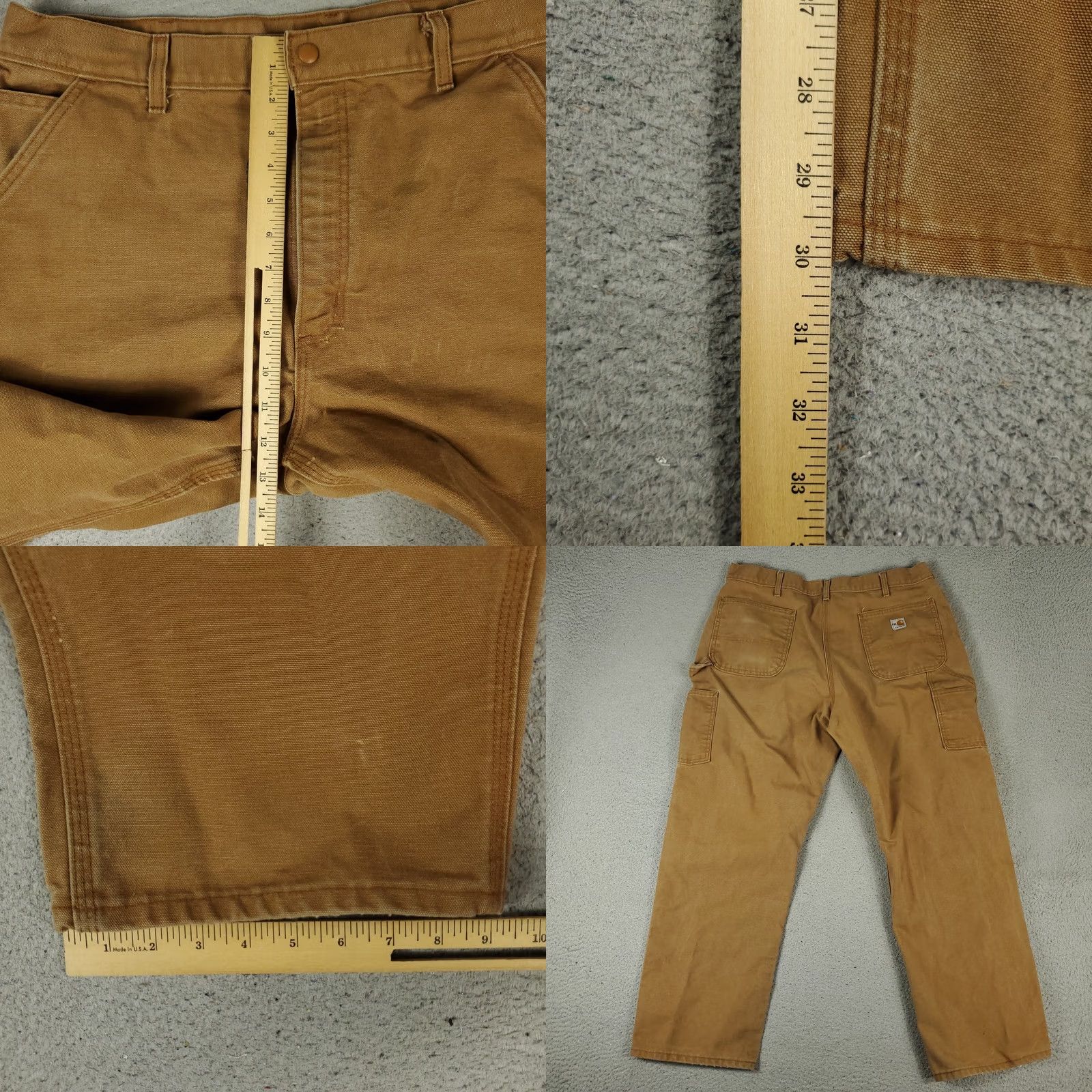 Carhartt Carhartt Jeans Men Size 38x30 Brown Carpenter FR Baggy Denim Pants Size US 38 / EU 54 - 8 Thumbnail