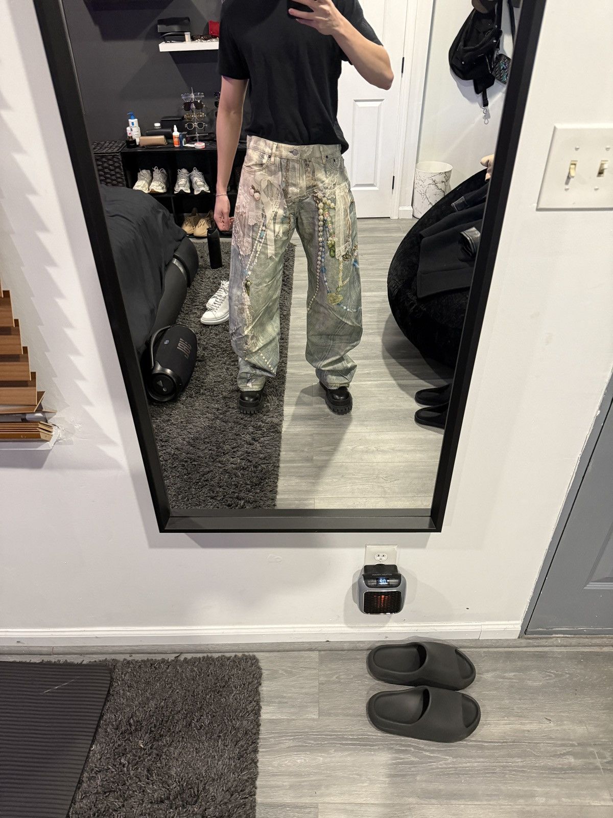 Acne Studios Acne Studios 3D Print Pear Denim Pants Size US 32 / EU 48 - 8 Thumbnail