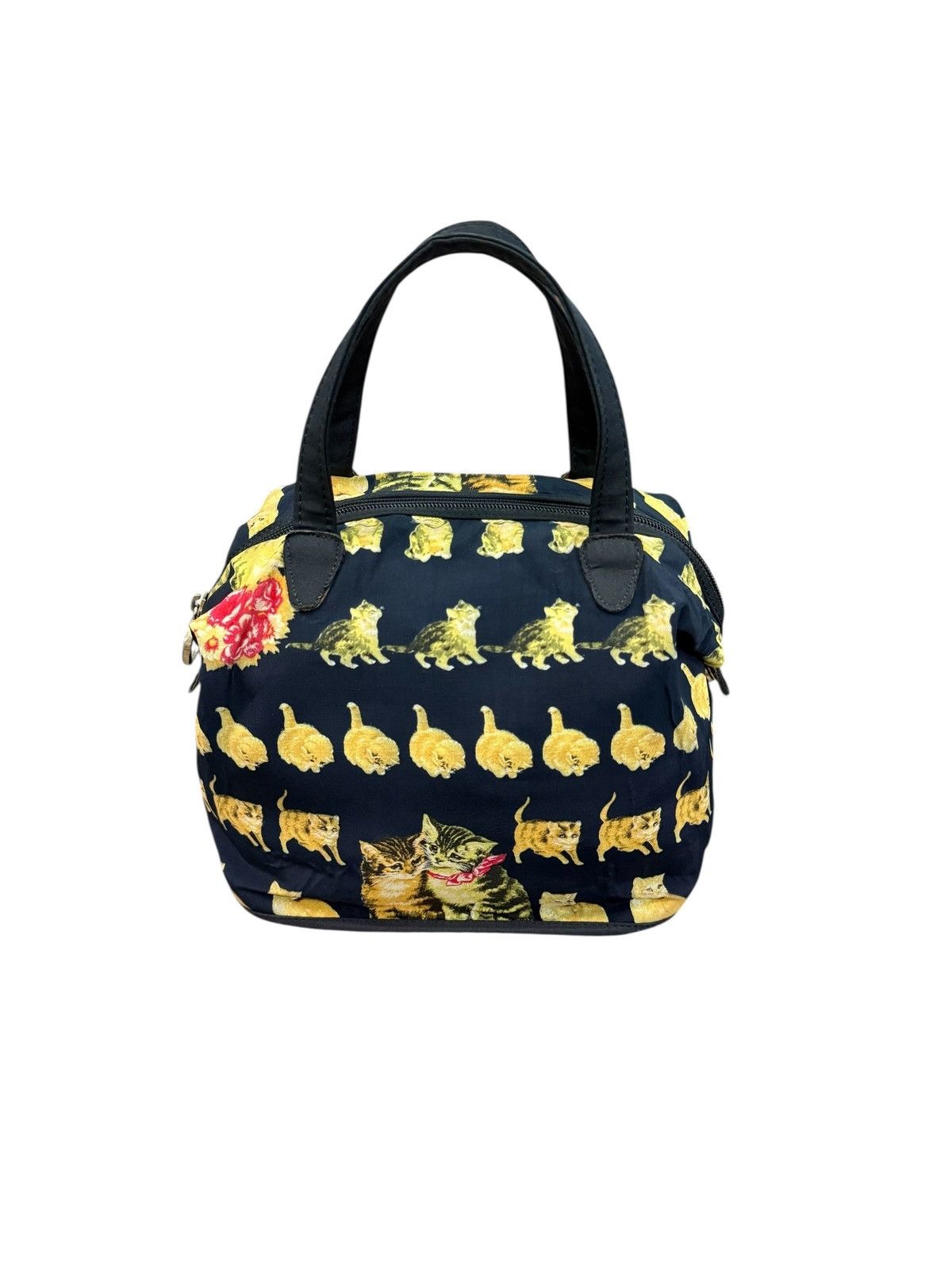 Versace Jeans Couture RARE VINTAGE VERSACE 90s REALIZZATO ALL ABOUT CATS HANDBAG Size ONE SIZE - 2 Thumbnail