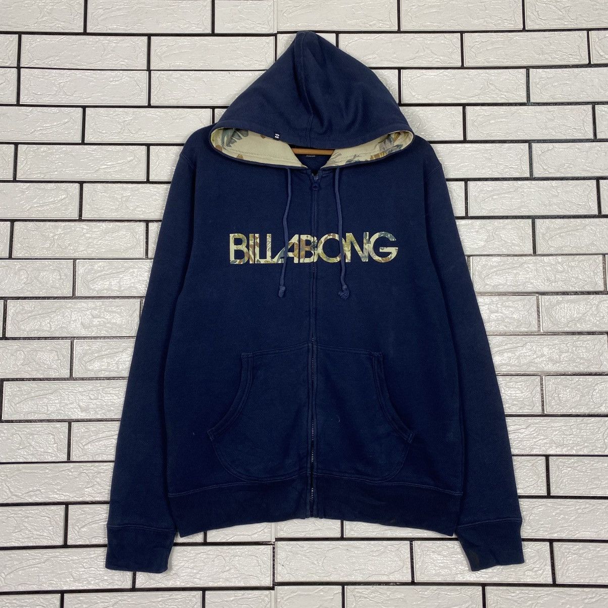 Japanese Brand 📌Vintage Zipper Hoodie Billabong Big Logo Size US M / EU 48-50 / 2 - 2 Thumbnail