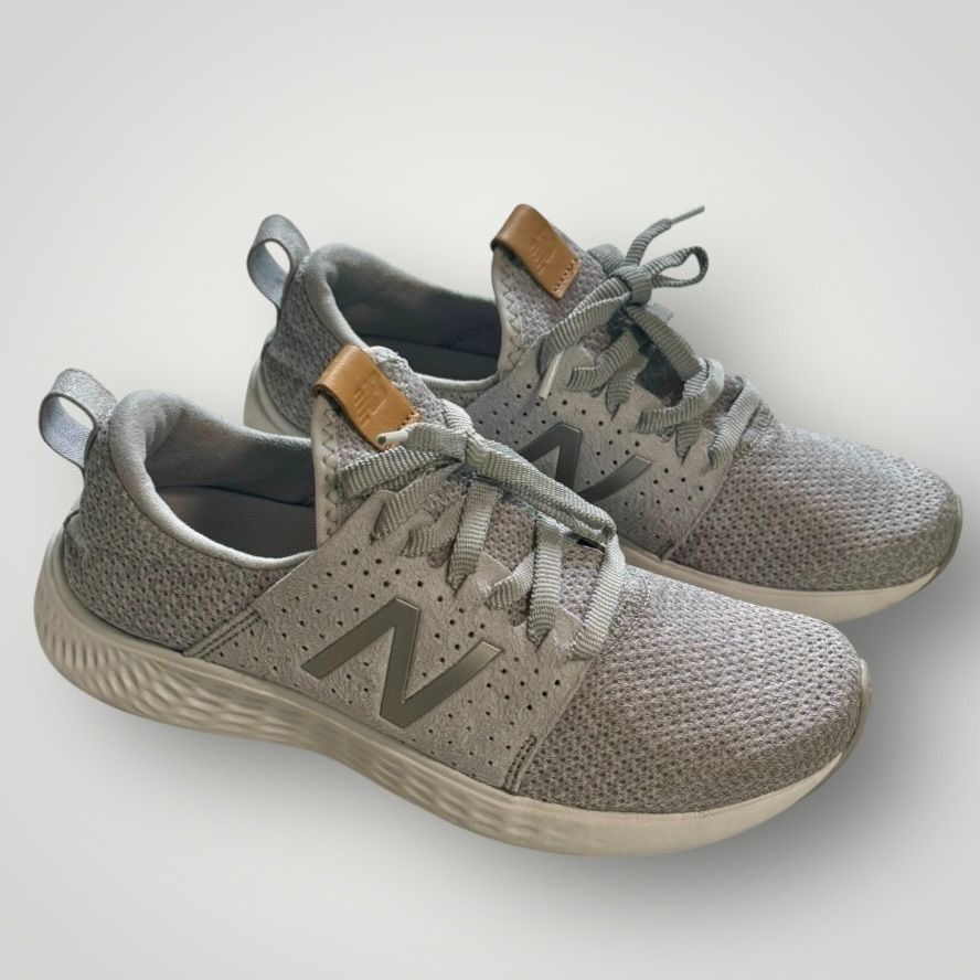 New Balance New Balance Womens Fresh Foam Cruz WCRUZOG Gray Running Shoe Size US 8 / IT 38 - 10 Thumbnail