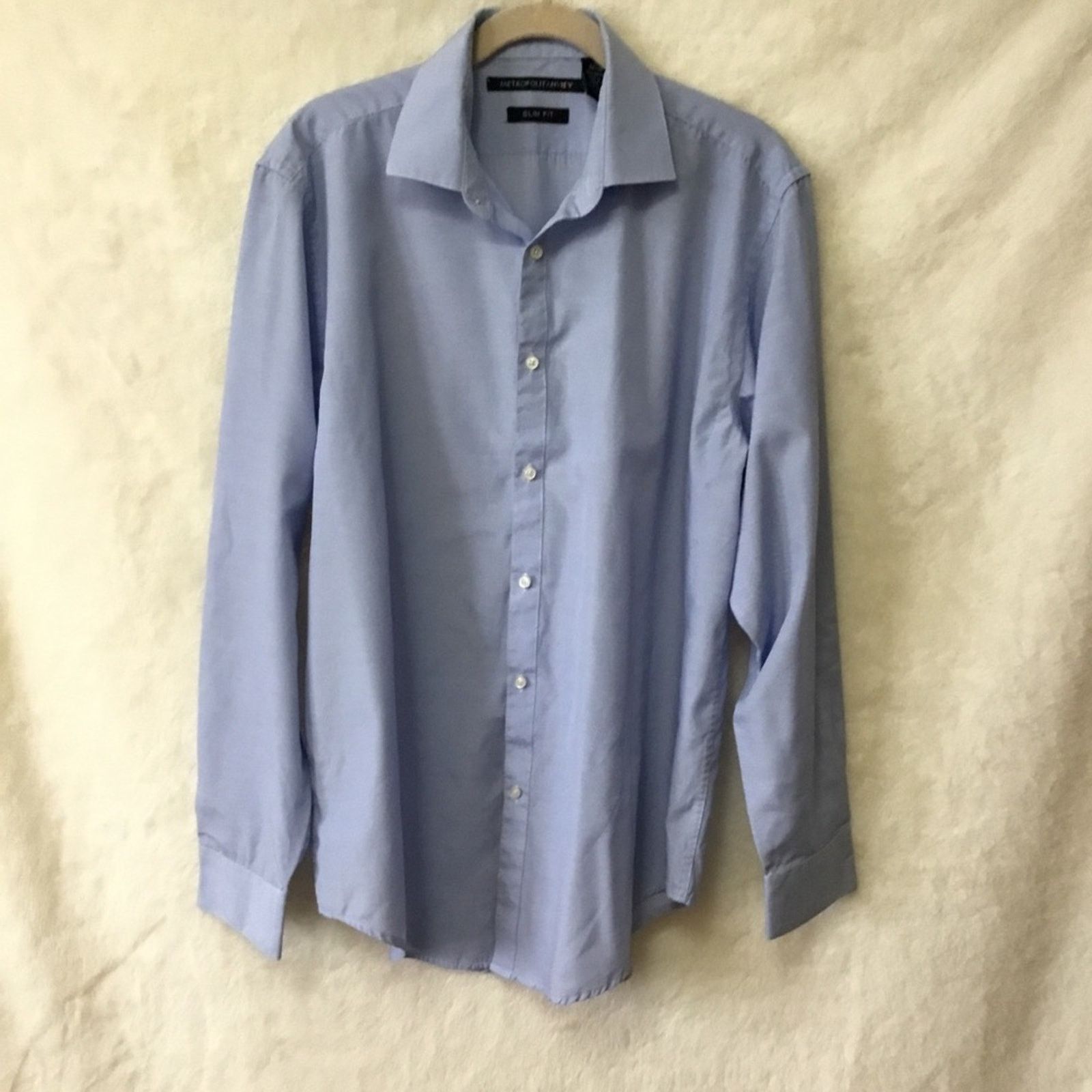 Metropolitan View Metropolitan View Blue Long Sleeve Shirt Size US M / EU 48-50 / 2 - 2 Thumbnail