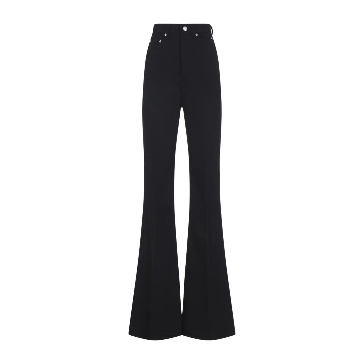 Rick Owens RICK OWENS Temple Black Bolan Bootcut Pants New & Authentic Size 28" / US 6 / IT 42 - 1 Thumbnail