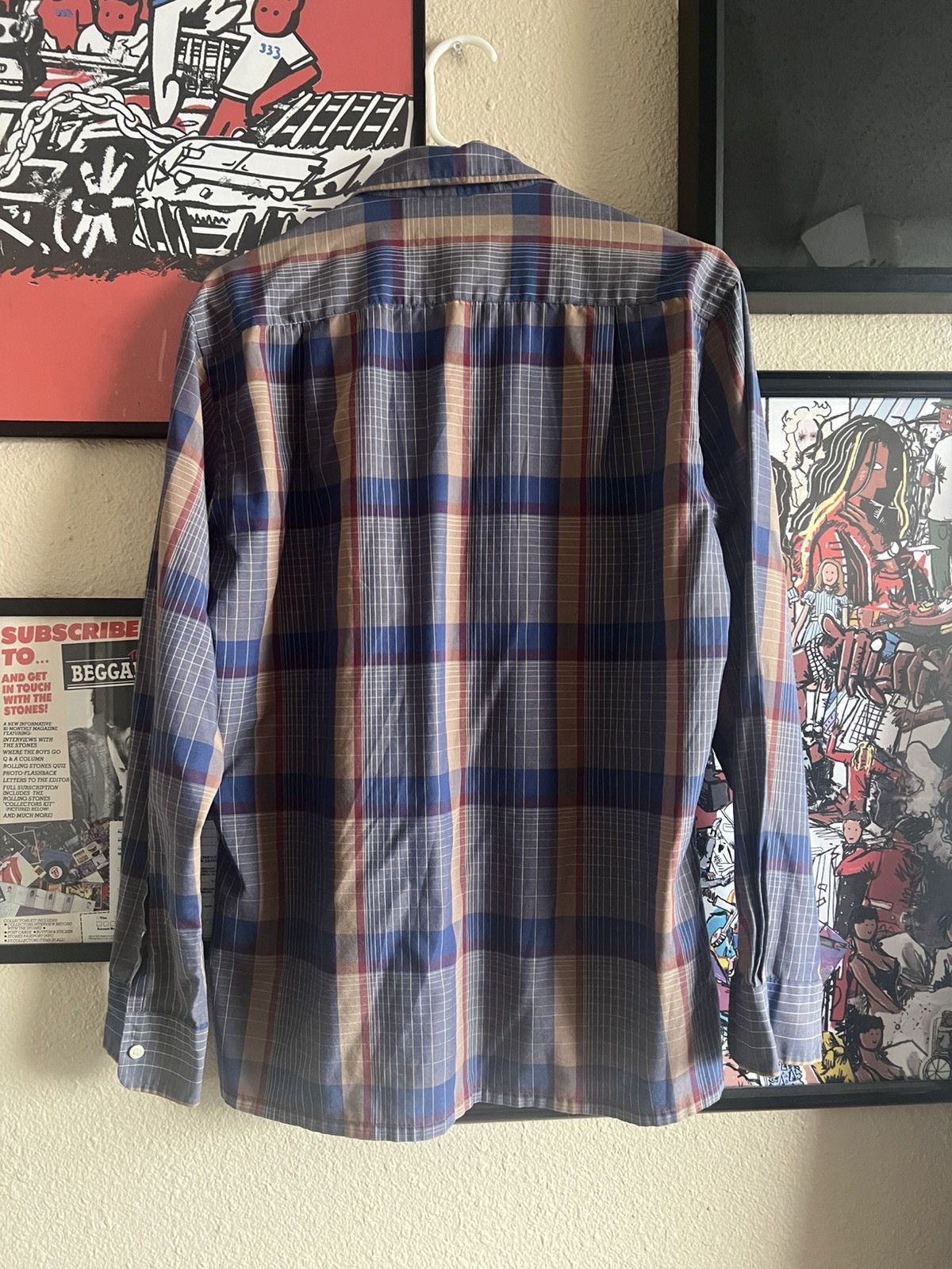 Dior Christian Dior Plaid Button Up Size US M / EU 48-50 / 2 - 3 Thumbnail