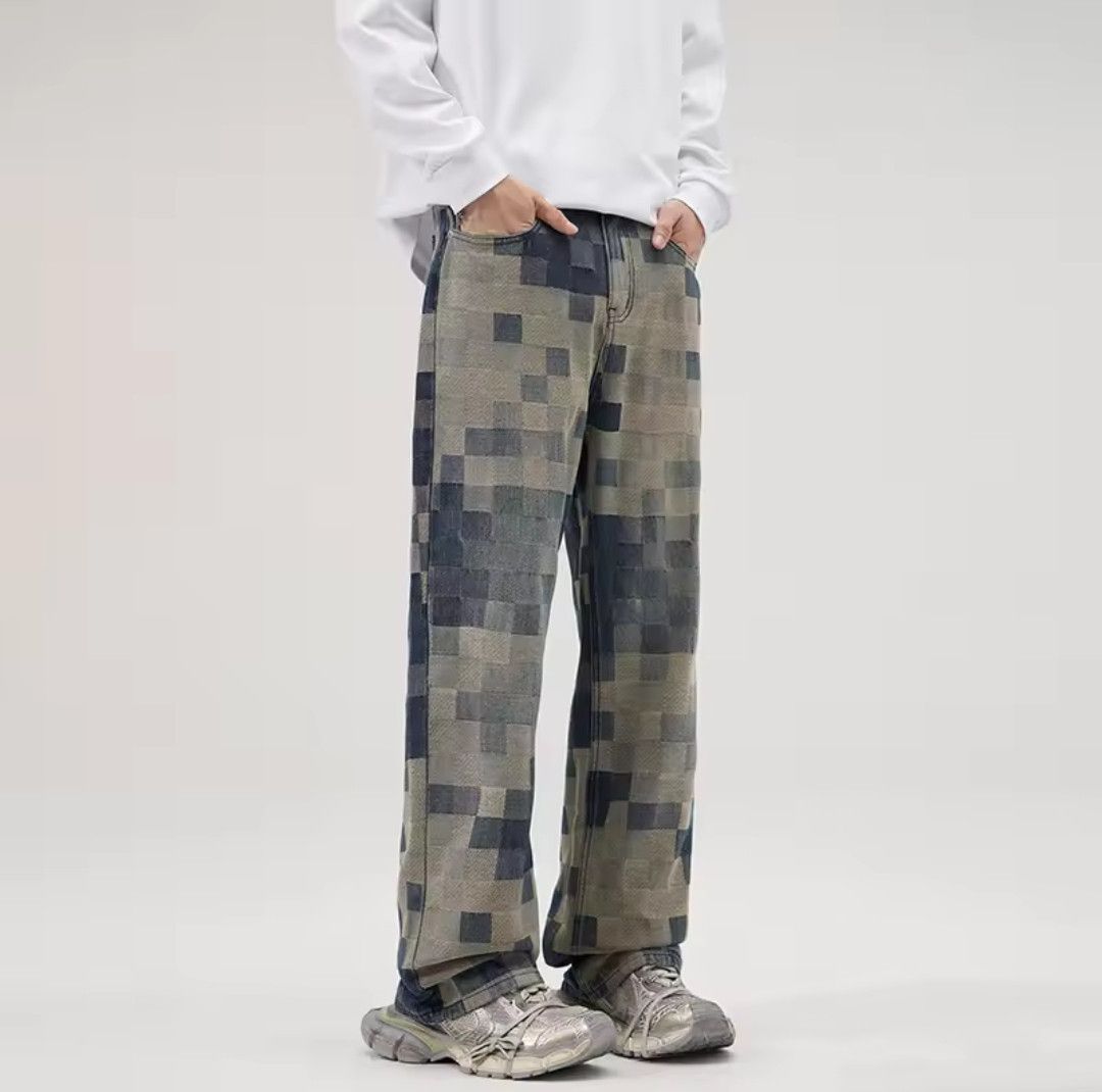 Designer × Vintage Y2k New Baggy Straight Jeans Size US 29 - 2 Thumbnail