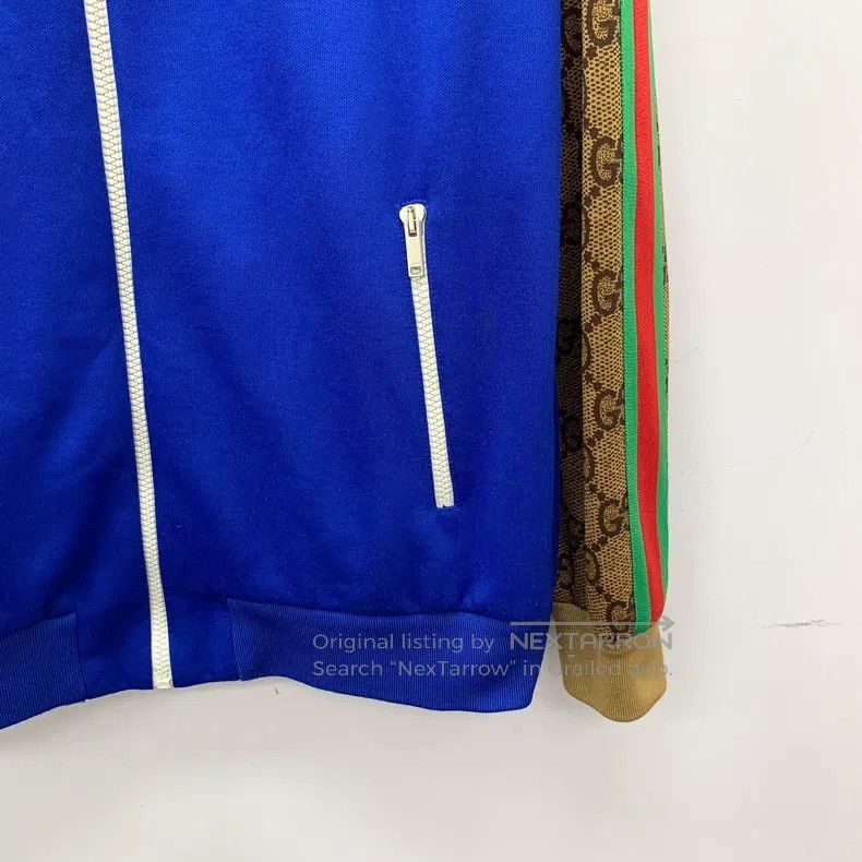 Gucci Gucci Colour block logo jacquad striped zipper zipper long Size US M / EU 48-50 / 2 - 4 Thumbnail