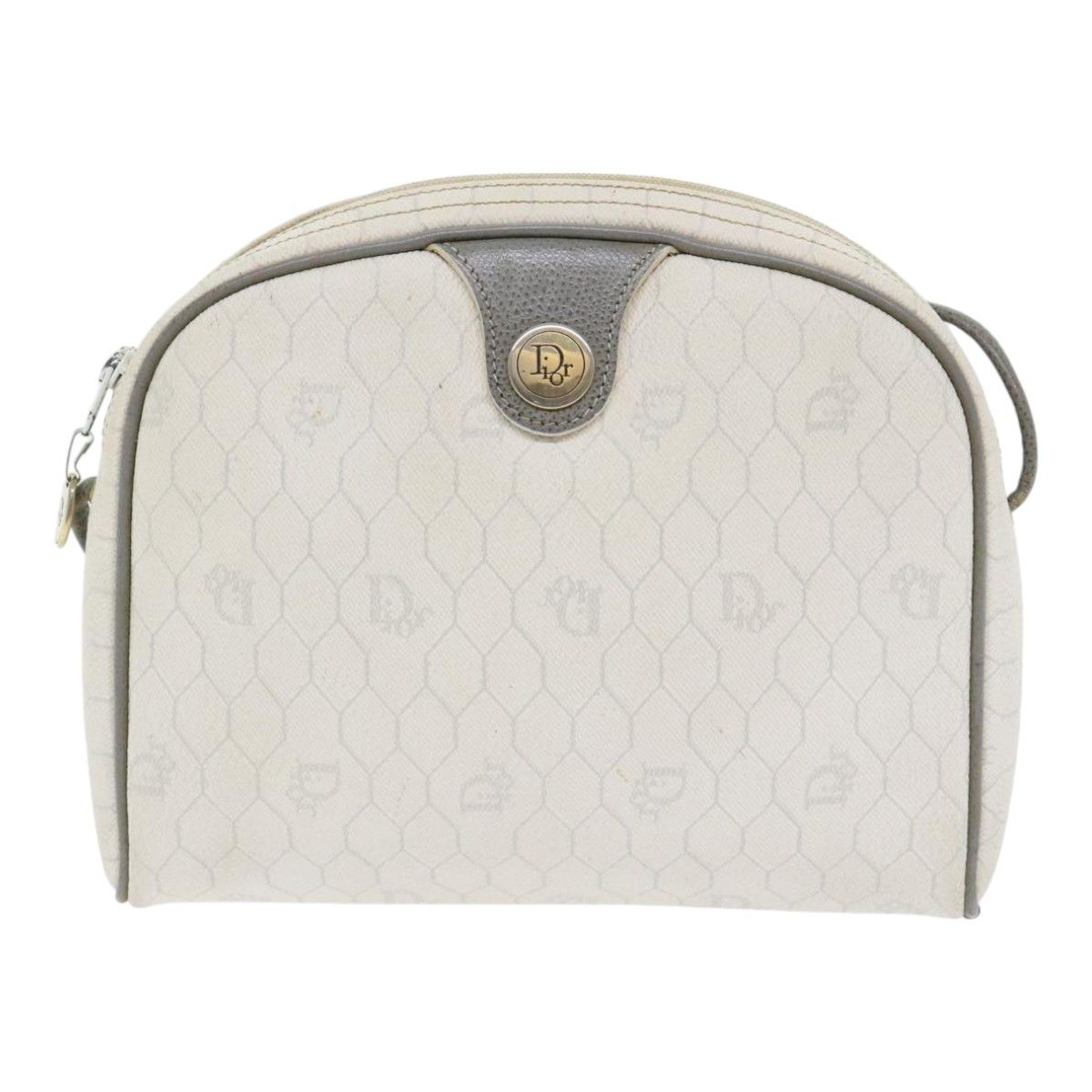 Dior White Canvas Shoulder Bag (Pre-Owned) Size ONE SIZE - 1 Thumbnail