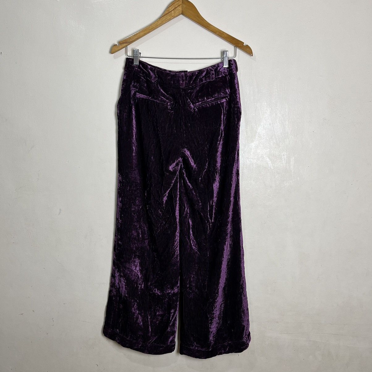 Dior Christian Dior by John Galliano F/W 2002 Velvet Wide Pants Size 25" / US 0 / IT 36 - 10 Thumbnail