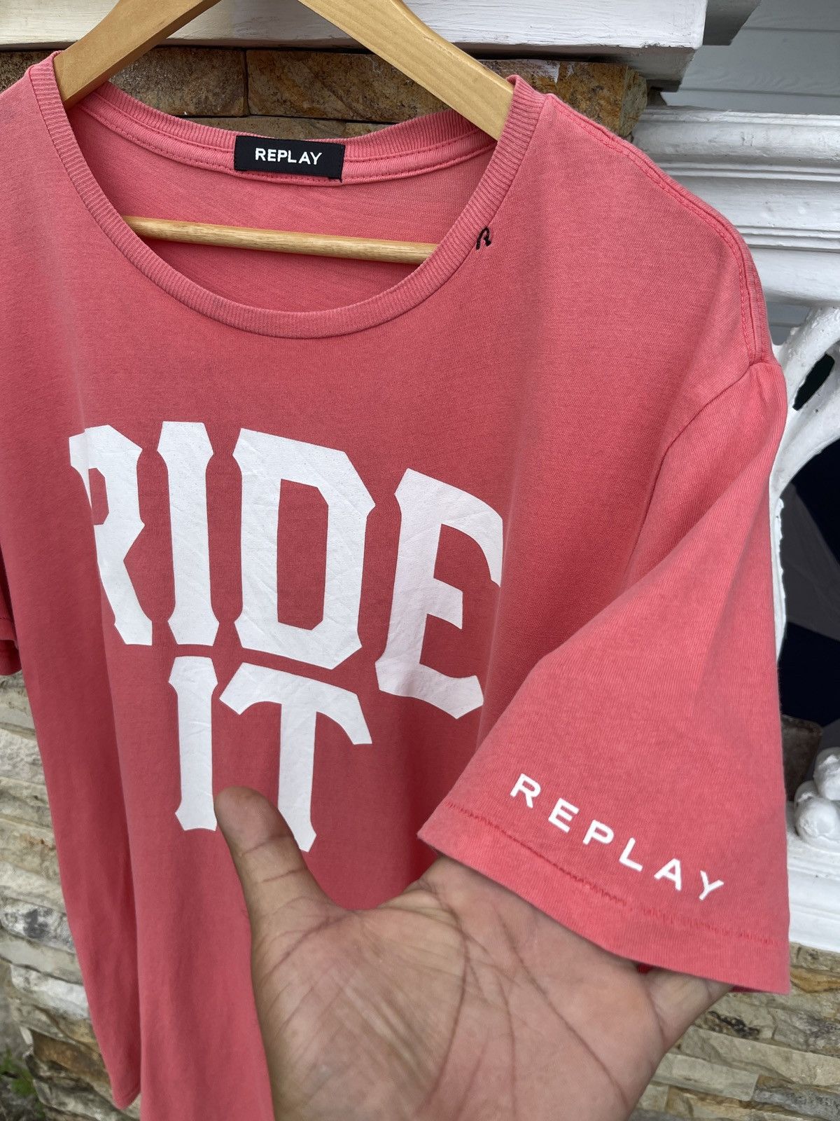 Replay Last Drop🔥Rare🔥Vintage y2k REPLAY Ride It Archive T-Shirt Size US L / EU 52-54 / 3 - 2 Thumbnail