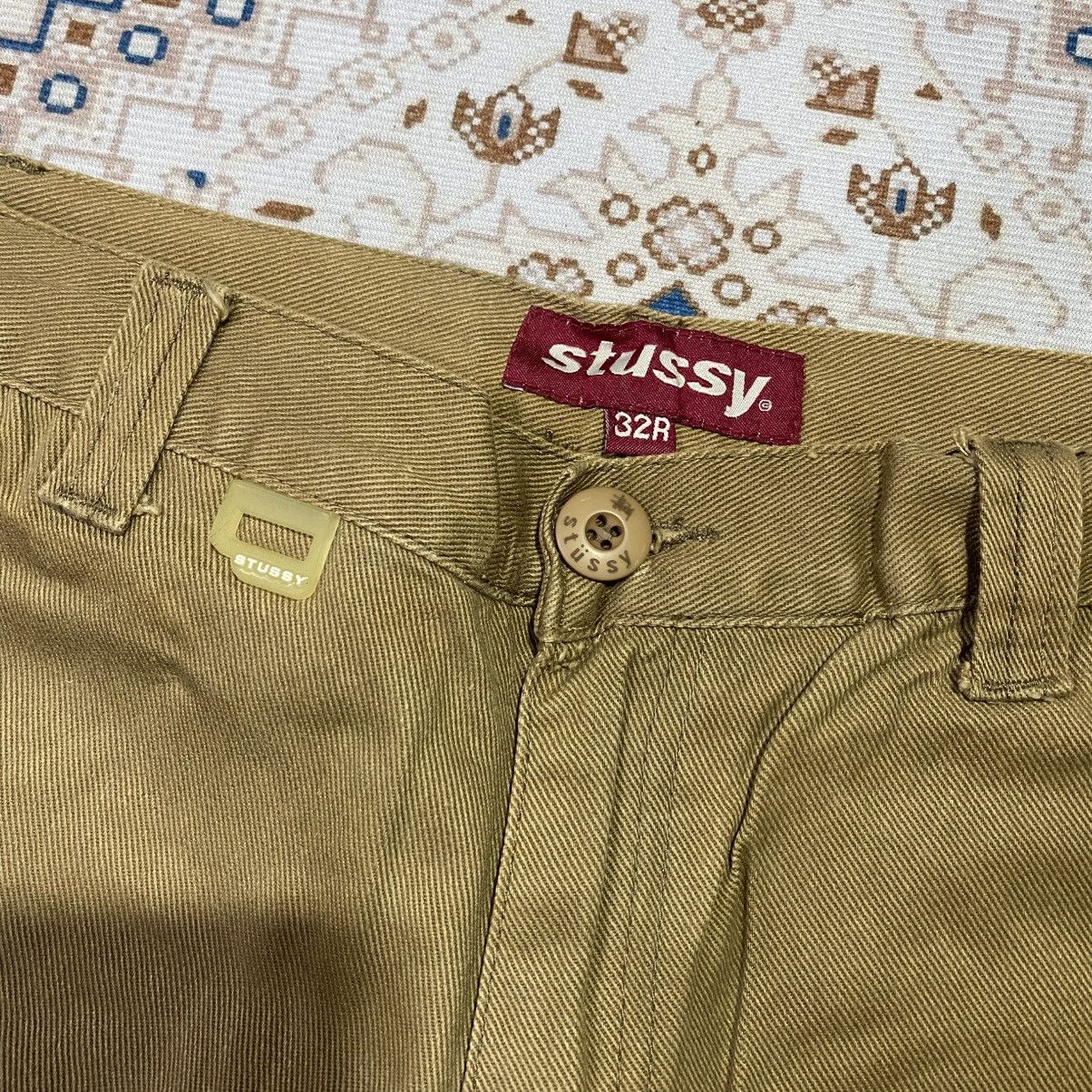 Stussy × Vintage VTG STUSSY CELLPOCKET CANVAS PANTS Size US 31 - 5 Thumbnail