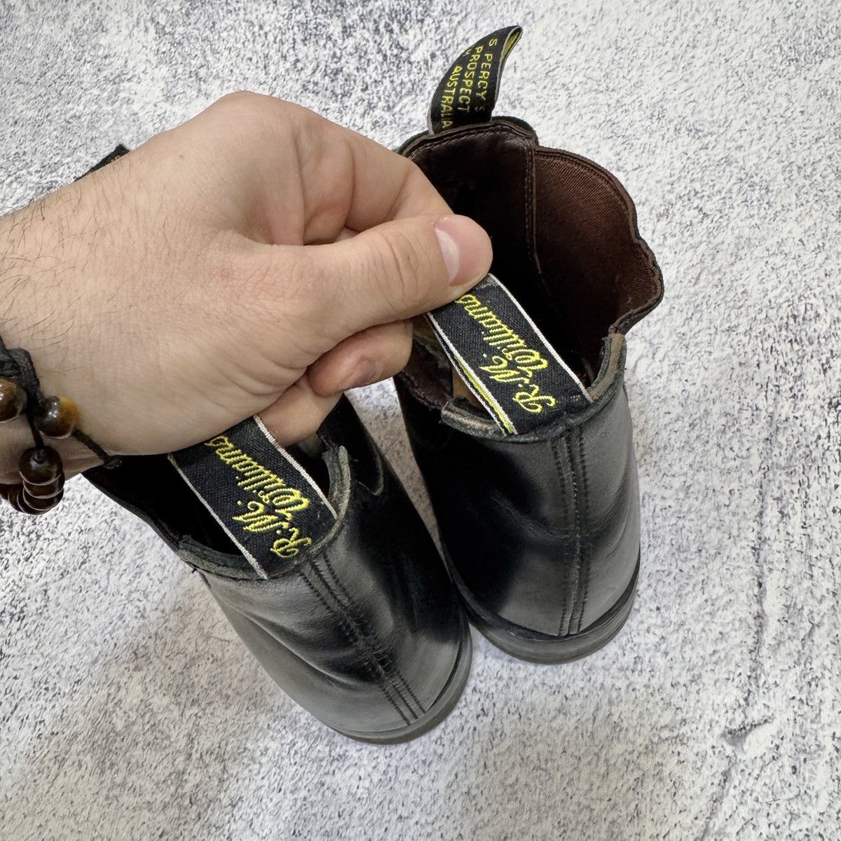 R.M. Williams R.M. Williams Mens Classic Black Leather Chelsea Boots US11 Size US 11 / EU 44 - 12 Thumbnail