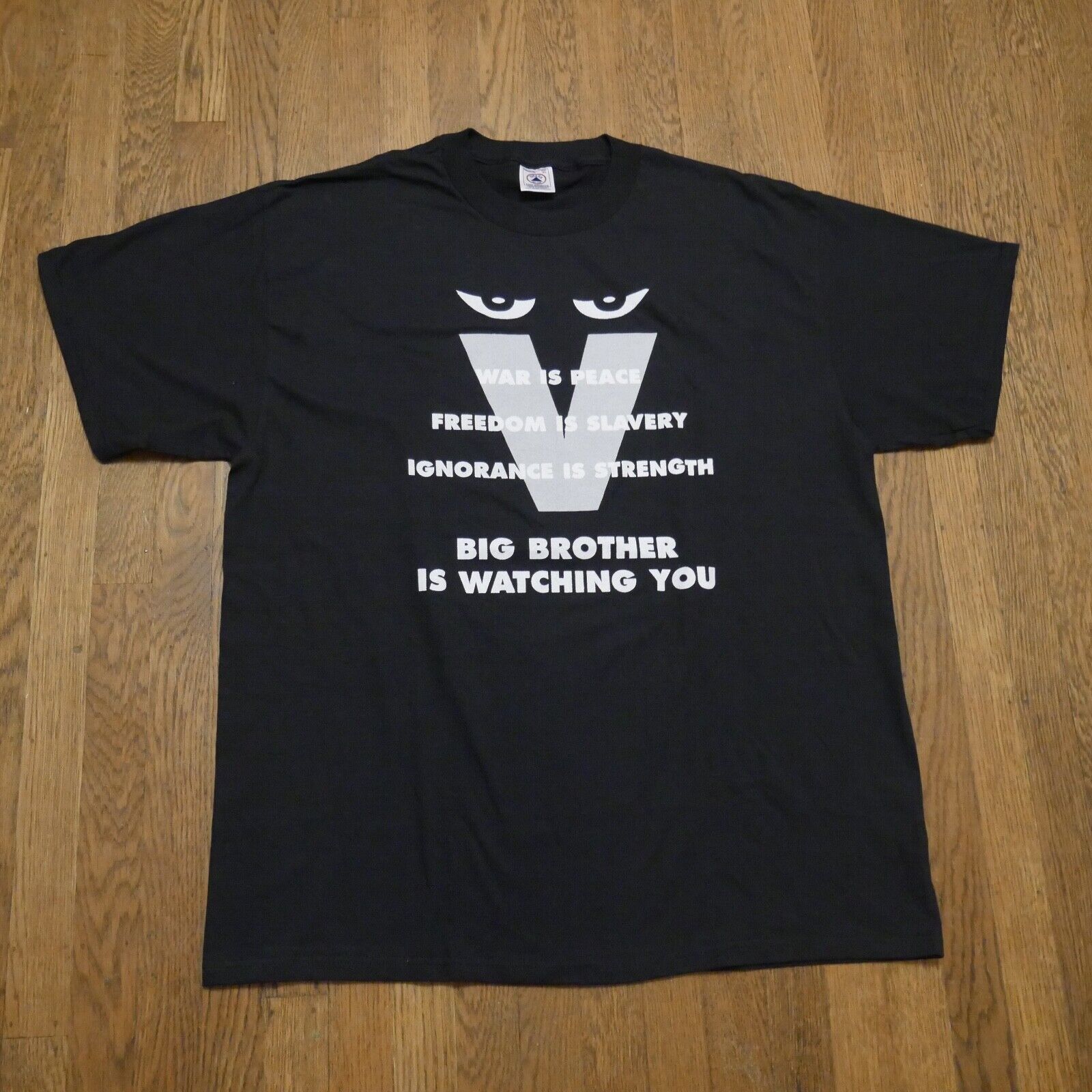 Delta Vintage V For Vendetta Movie Promo George Orwell T Shirt XL Size US XL / EU 56 / 4 - 3 Thumbnail