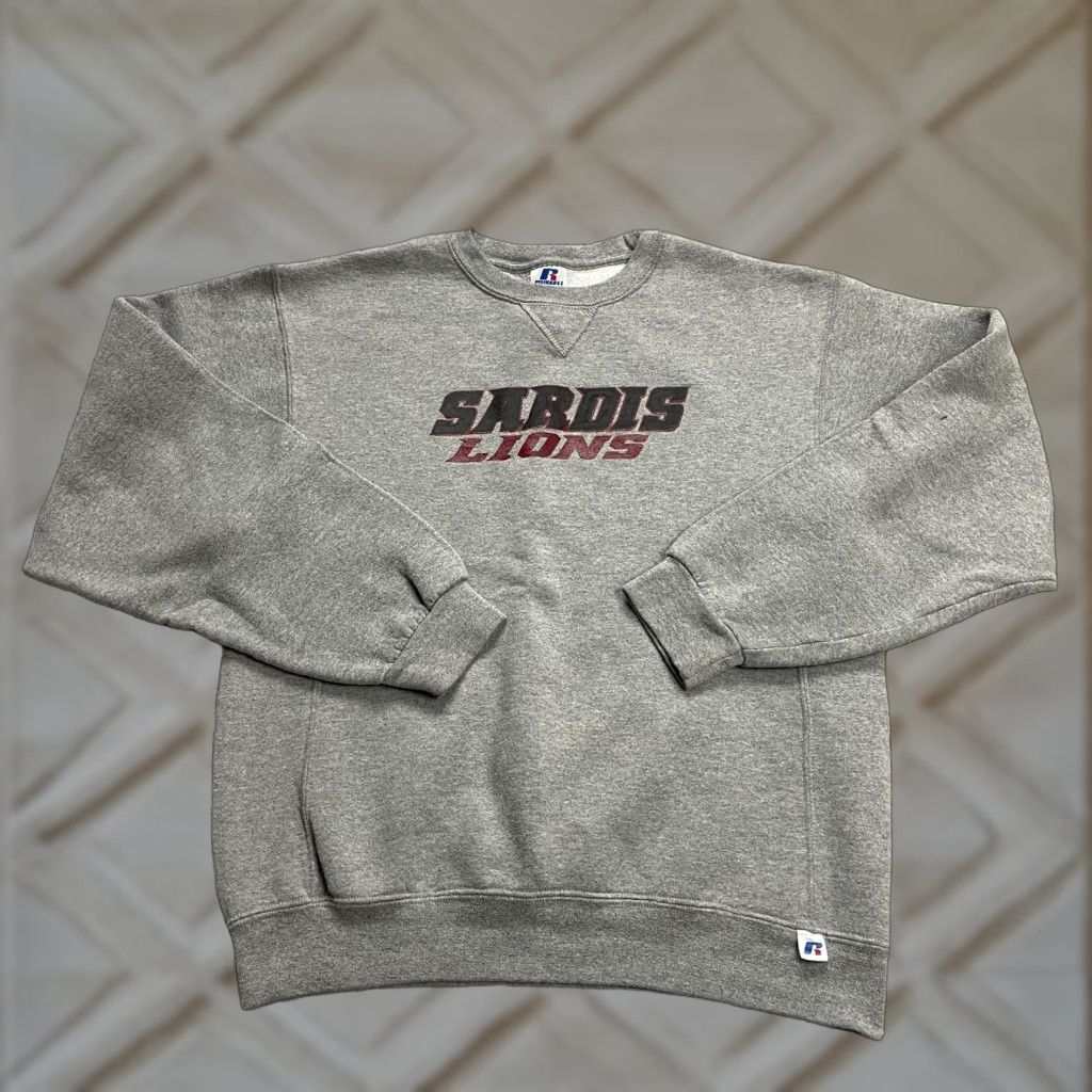 Russell Athletic Russell Athletic Sweatshirt Mens Medium Gray Graphic Crew Neck Fleece Pullover Size US M / EU 48-50 / 2 - 1 Thumbnail