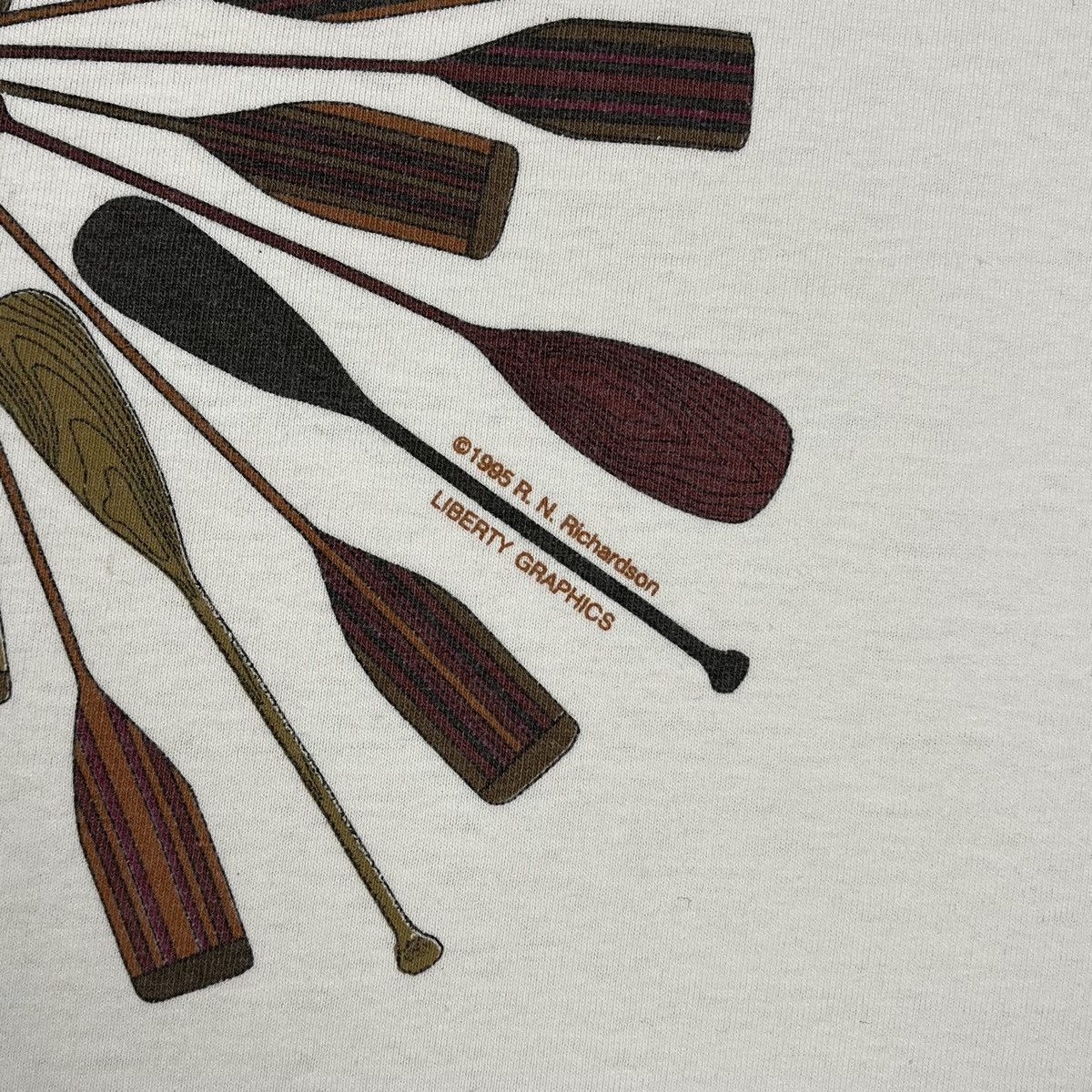 Vintage Vintage Liberty Graphics paddle art tee 1995 Size US L / EU 52-54 / 3 - 4 Thumbnail