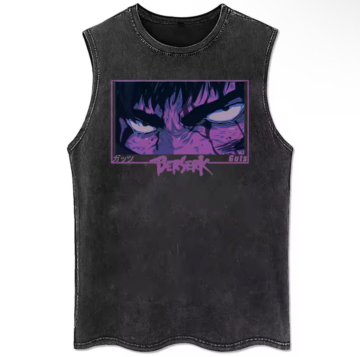 Other Y2K Vintage Punk Berserk Anime Washed Tank Top T-Shirt Size US L / EU 52-54 / 3 - 1 Thumbnail