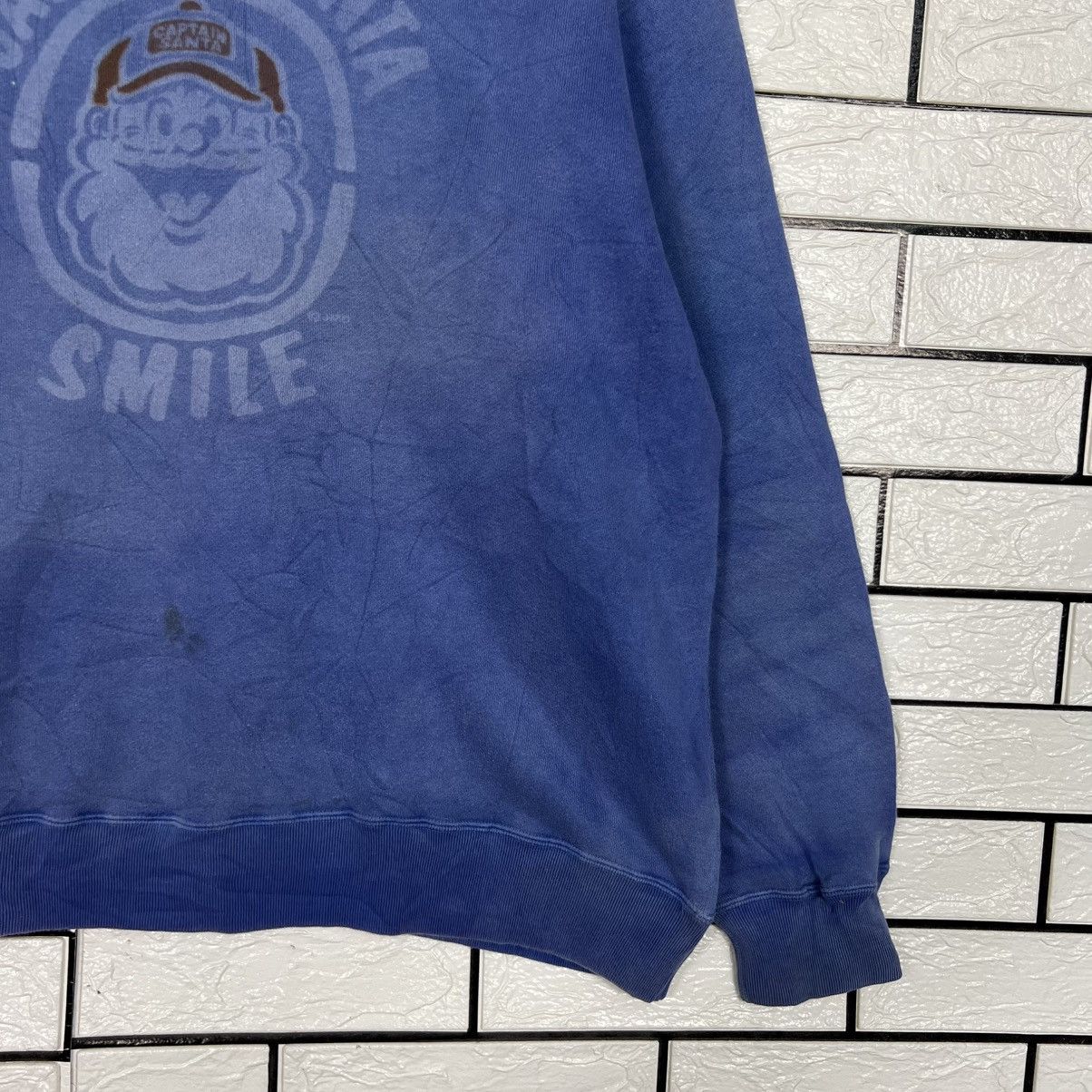 Japanese Brand Vintage CAPTAIN SANTA Smile Big Logo Sweatshirt #4198-C192 Size US L / EU 52-54 / 3 - 7 Thumbnail