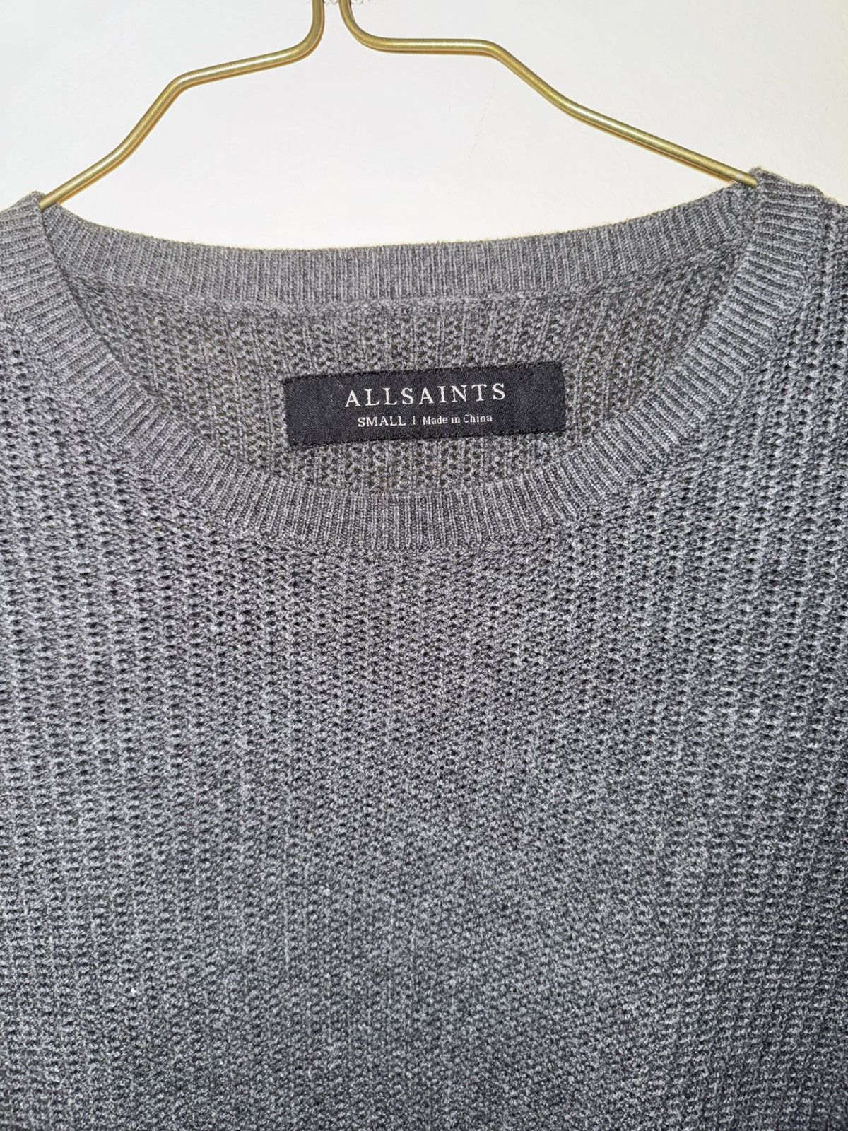 Allsaints Allsaints Men’s Metz LS Crew Sweater, Small Size US S / EU 44-46 / 1 - 2 Thumbnail