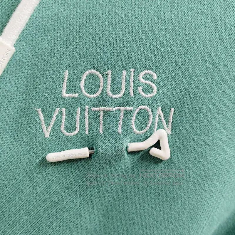 Louis Vuitton Louis Vuitton Men's XXL Green Hoodie . Size US XXL / EU 58 / 5 - 5 Thumbnail