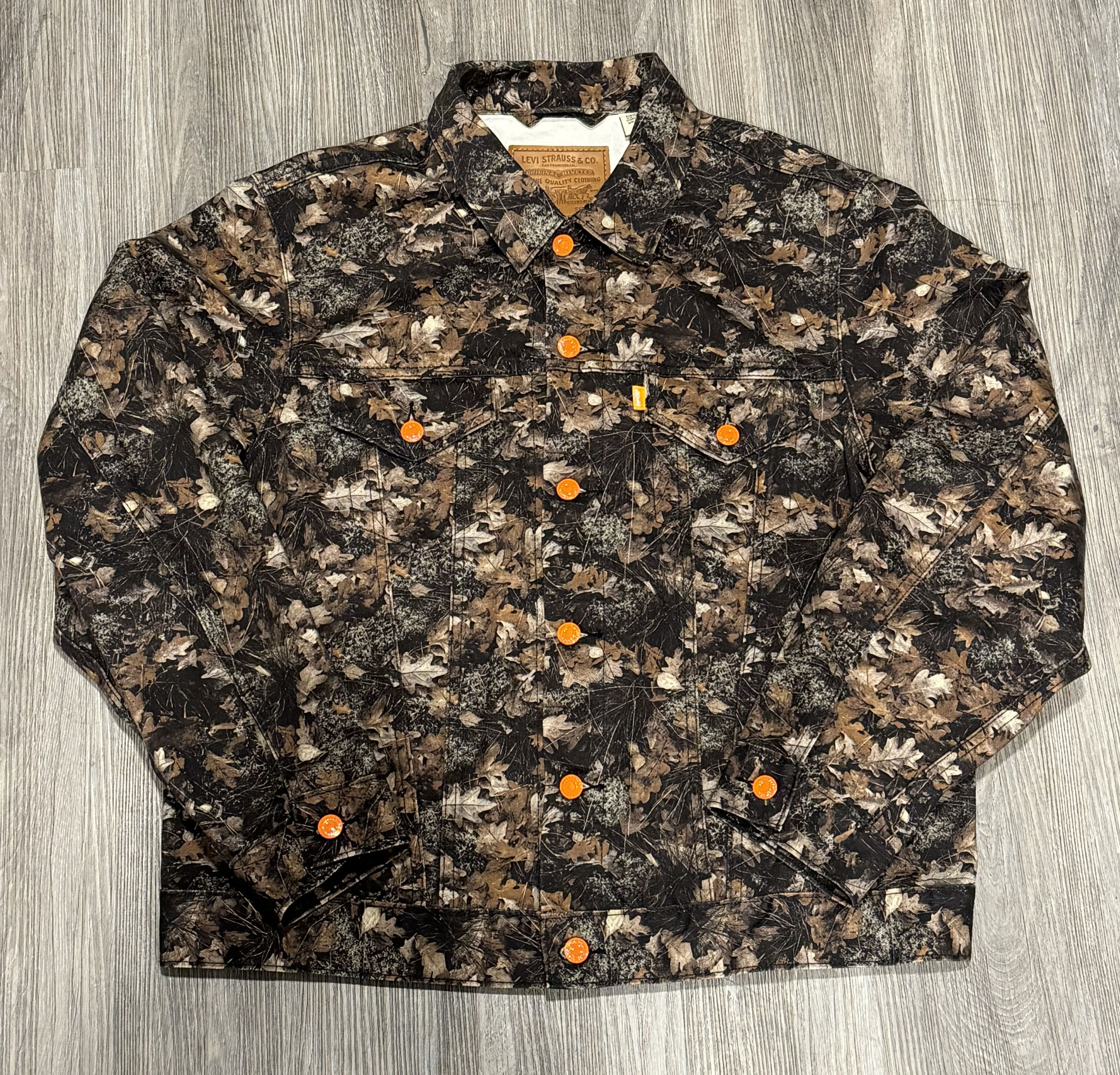 Levi's Levis Tree Camo Trucker Jacket 1 of 1 Size US L / EU 52-54 / 3 - 1 Thumbnail