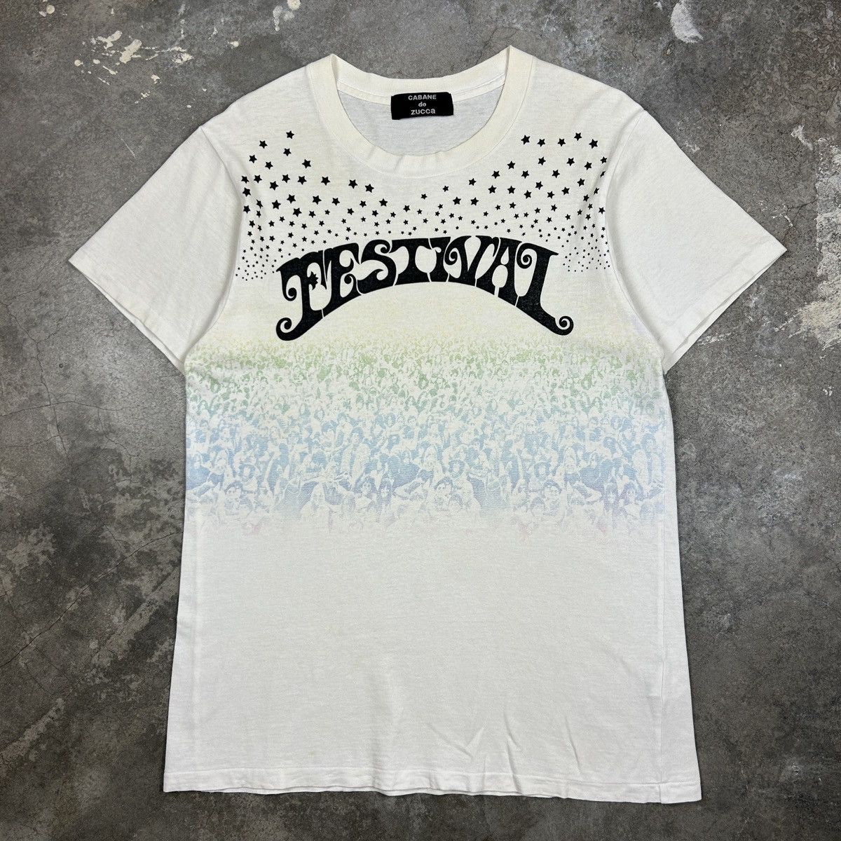 CABANE de ZUCCa × Issey Miyake × Vintage 1990s Cabane de Zucca - Woodstock Festival Size US M / EU 48-50 / 2 - 1 Thumbnail