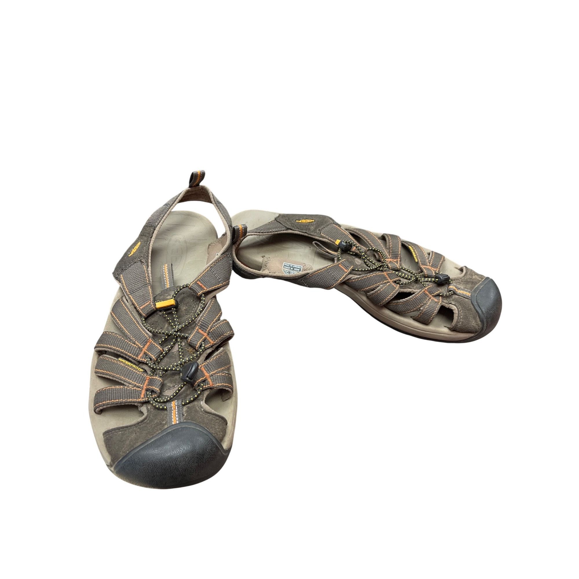 KEEN Keen mens brown leather waterproof hiking water sandals shoe Size US 13 / EU 46 - 1 Thumbnail