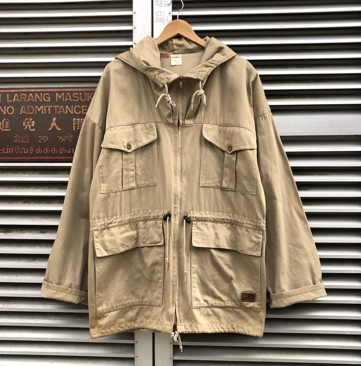 Vintage Vintage 80s The Kettle Creek Canvas Co Khakis Safari Jacket Size US L / EU 52-54 / 3 - 1 Thumbnail