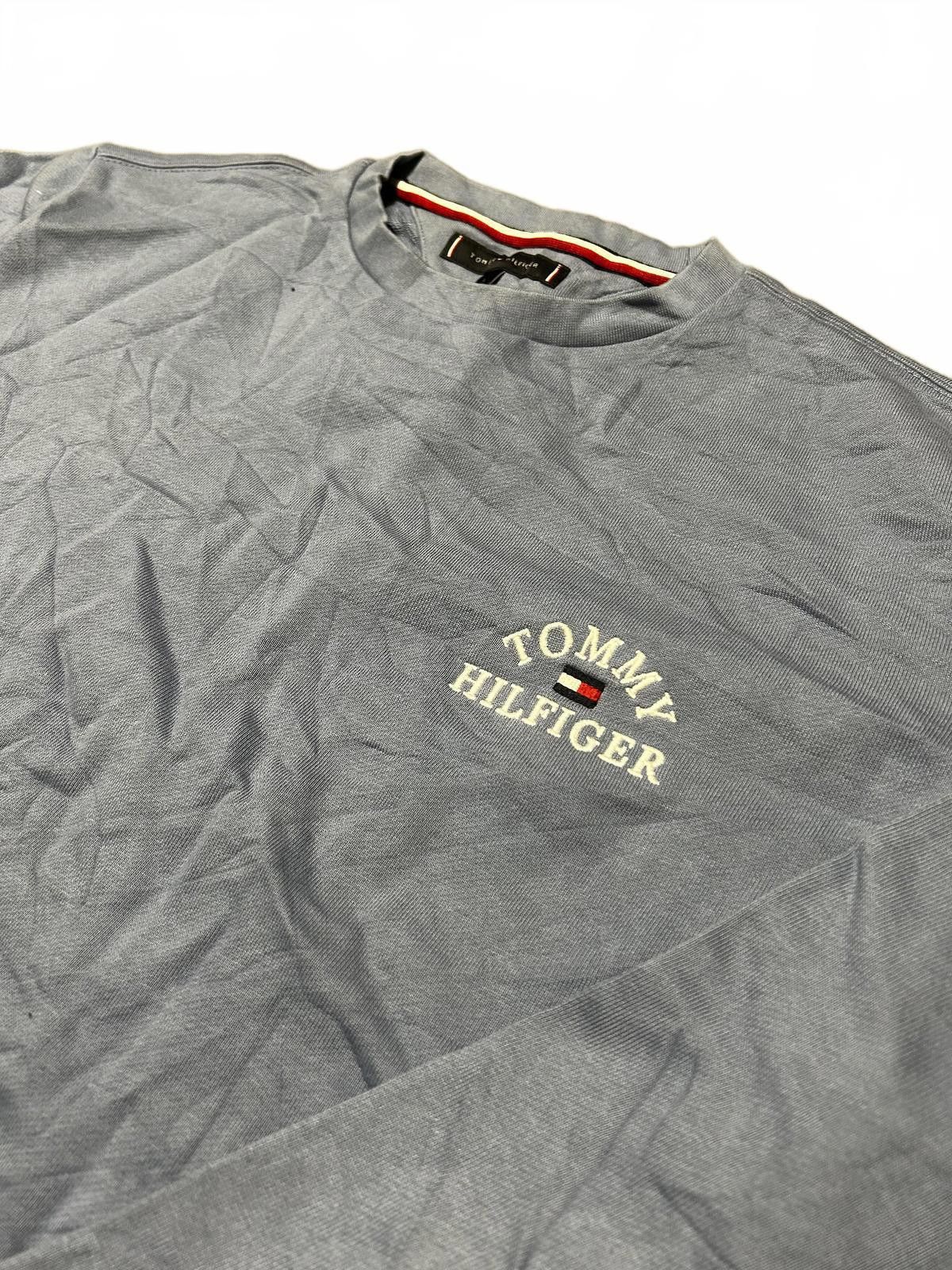 Tommy Hilfiger Tommy Hilfiger Light Blue Sweatshirt Size US L / EU 52-54 / 3 - 6 Thumbnail