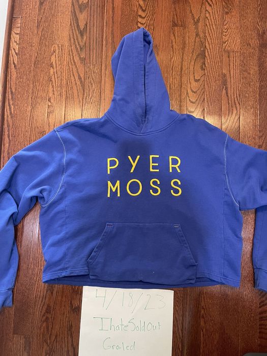 Pyer moss best sale cropped hoodie