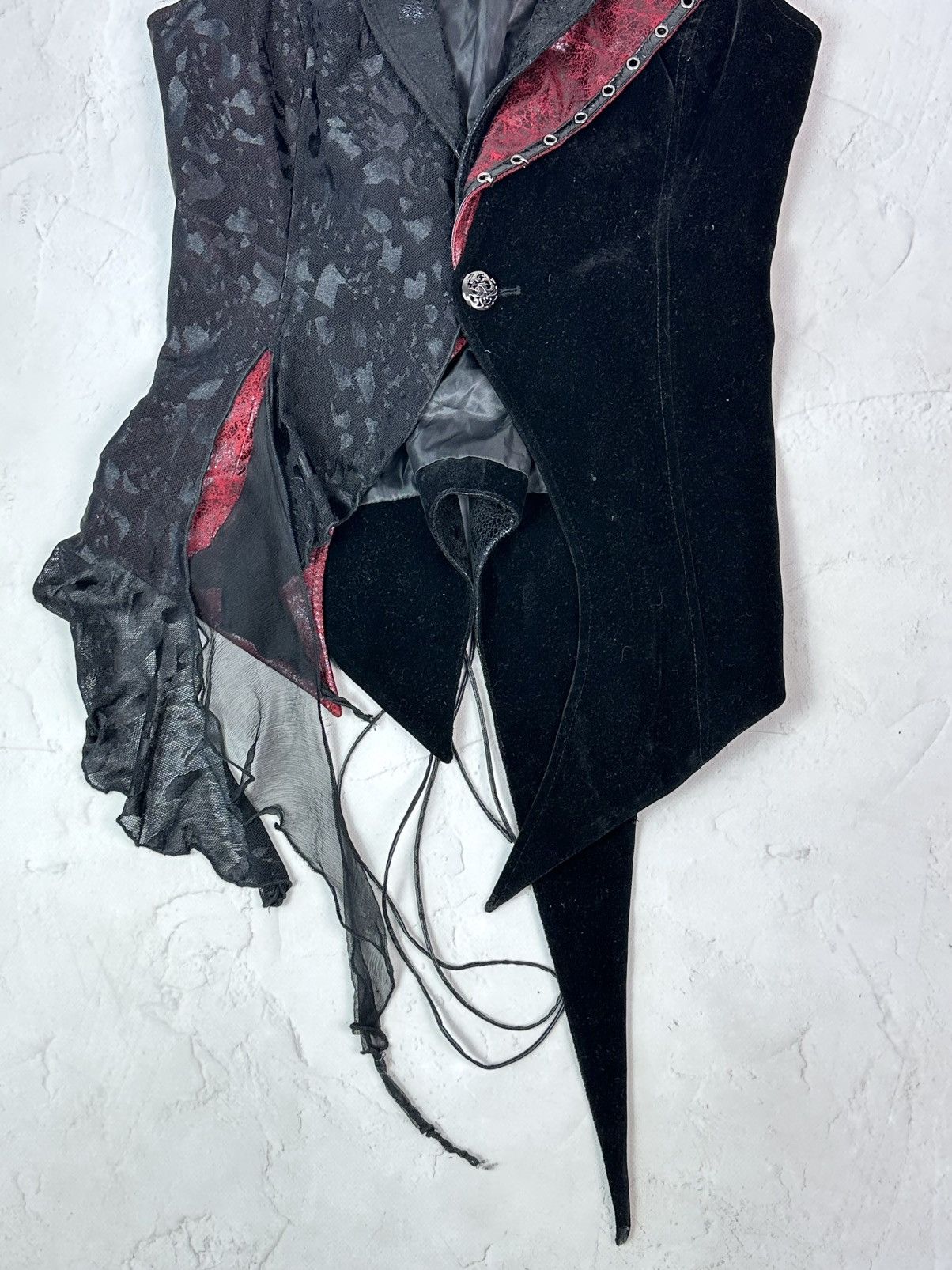 Vintage Vintage Avant-garde style Punk Vest Size M / US 6-8 / IT 42-44 - 5 Thumbnail