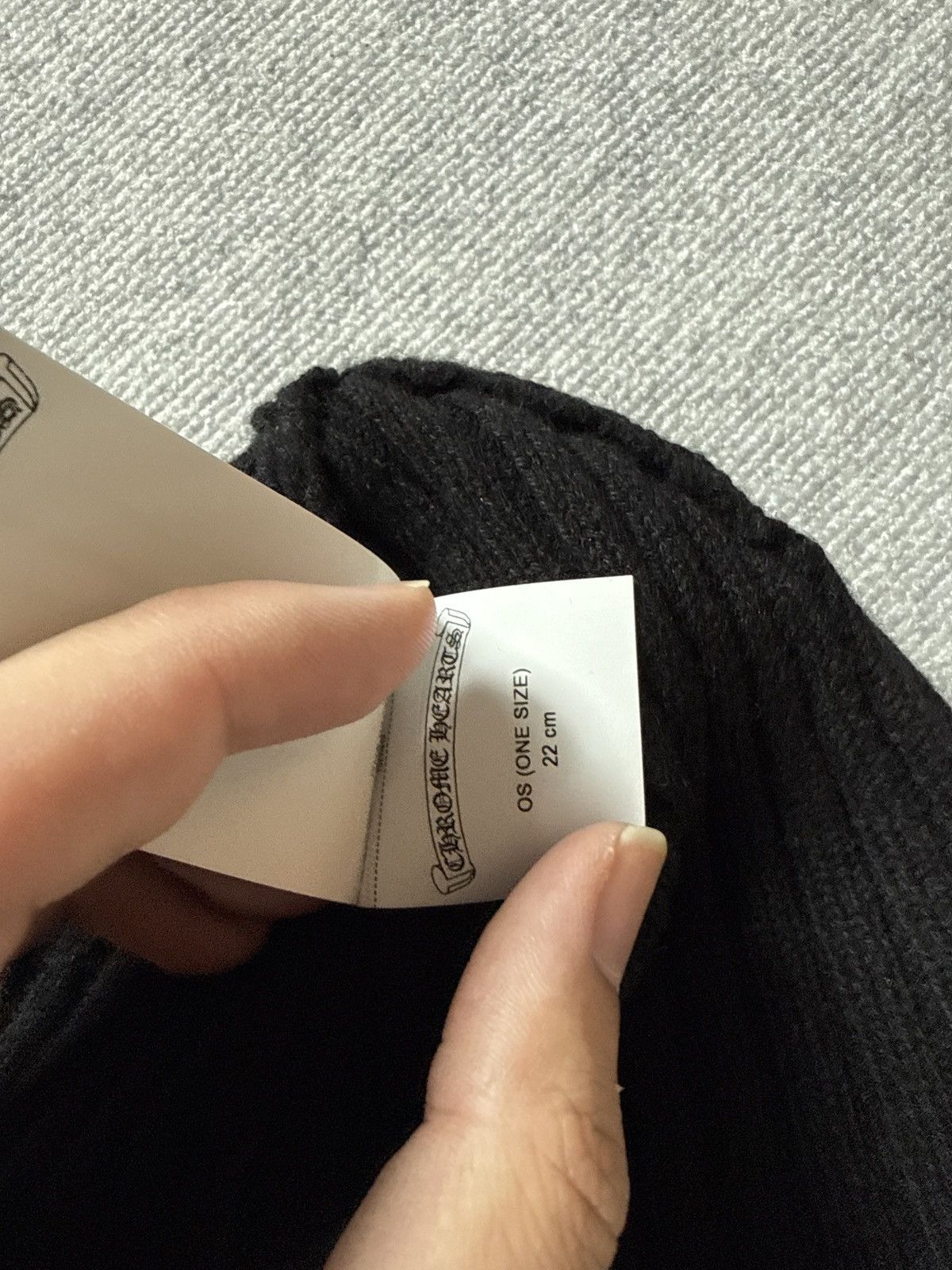 Chrome Hearts Chrome Hearts Cross Patch Cashmere Beanie Size ONE SIZE - 5 Thumbnail