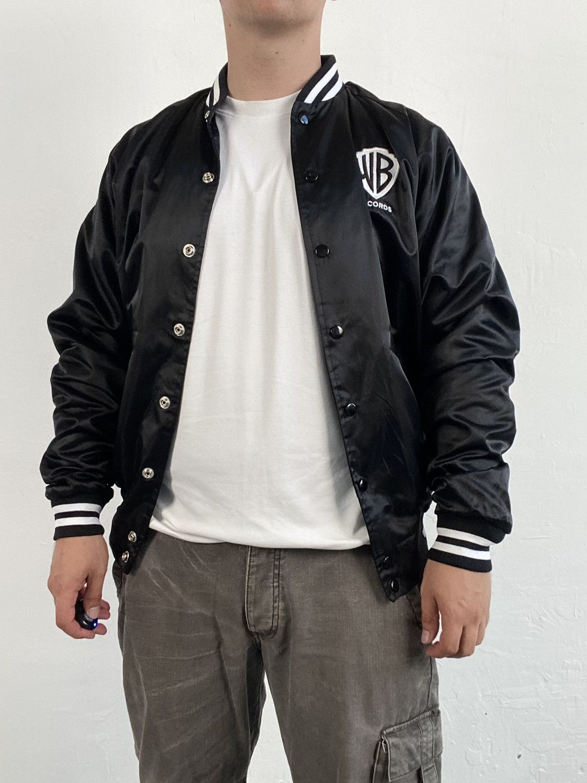 Vintage × Warner Bros Warner Bros Records Vintage Bomber Size US S / EU 44-46 / 1 - 3 Thumbnail