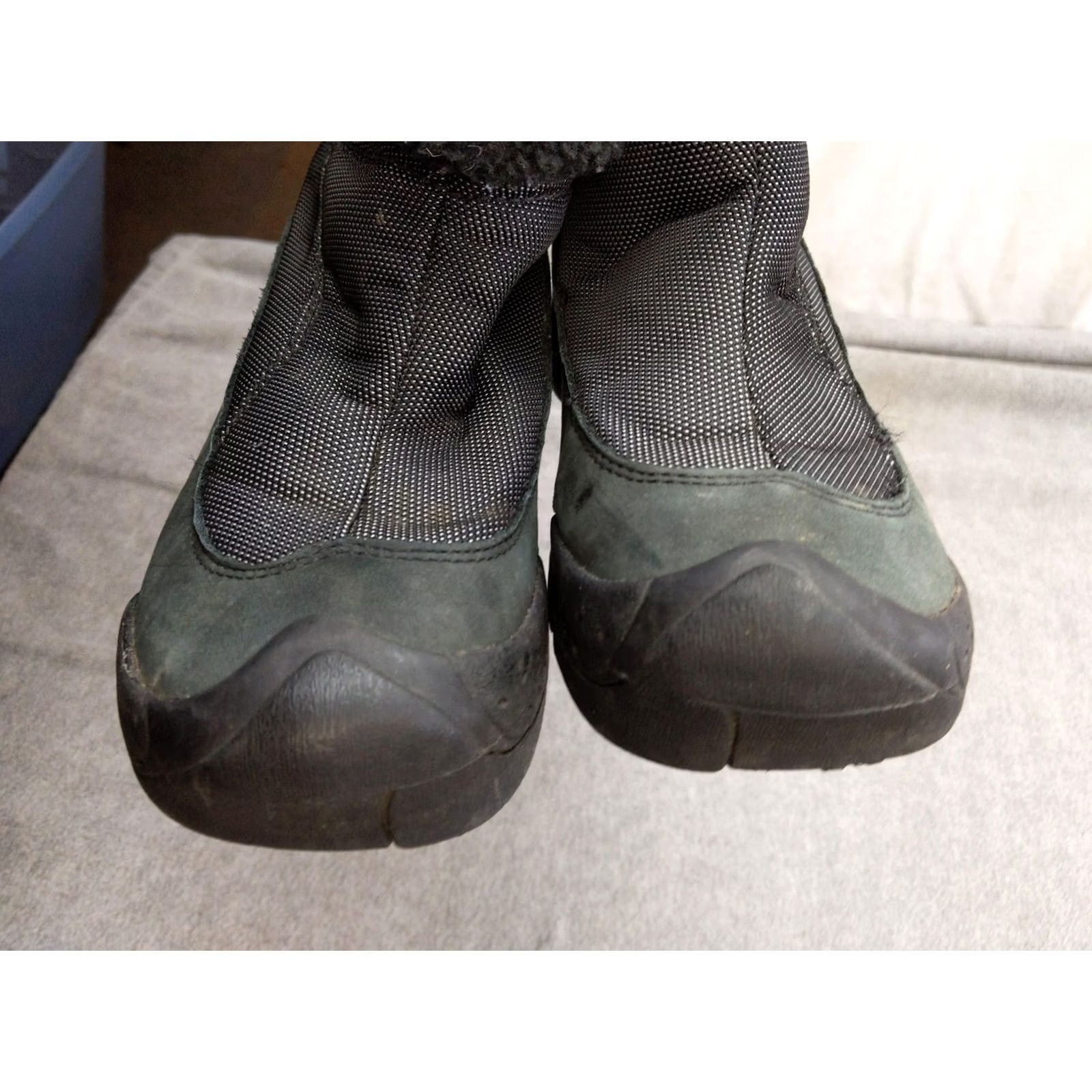 KEEN KEEN Snow Boots Womens 7.5 Black Nubuck Ankle Waterproof Pull On Winter Insulated Size US 8 / IT 38 - 3 Thumbnail